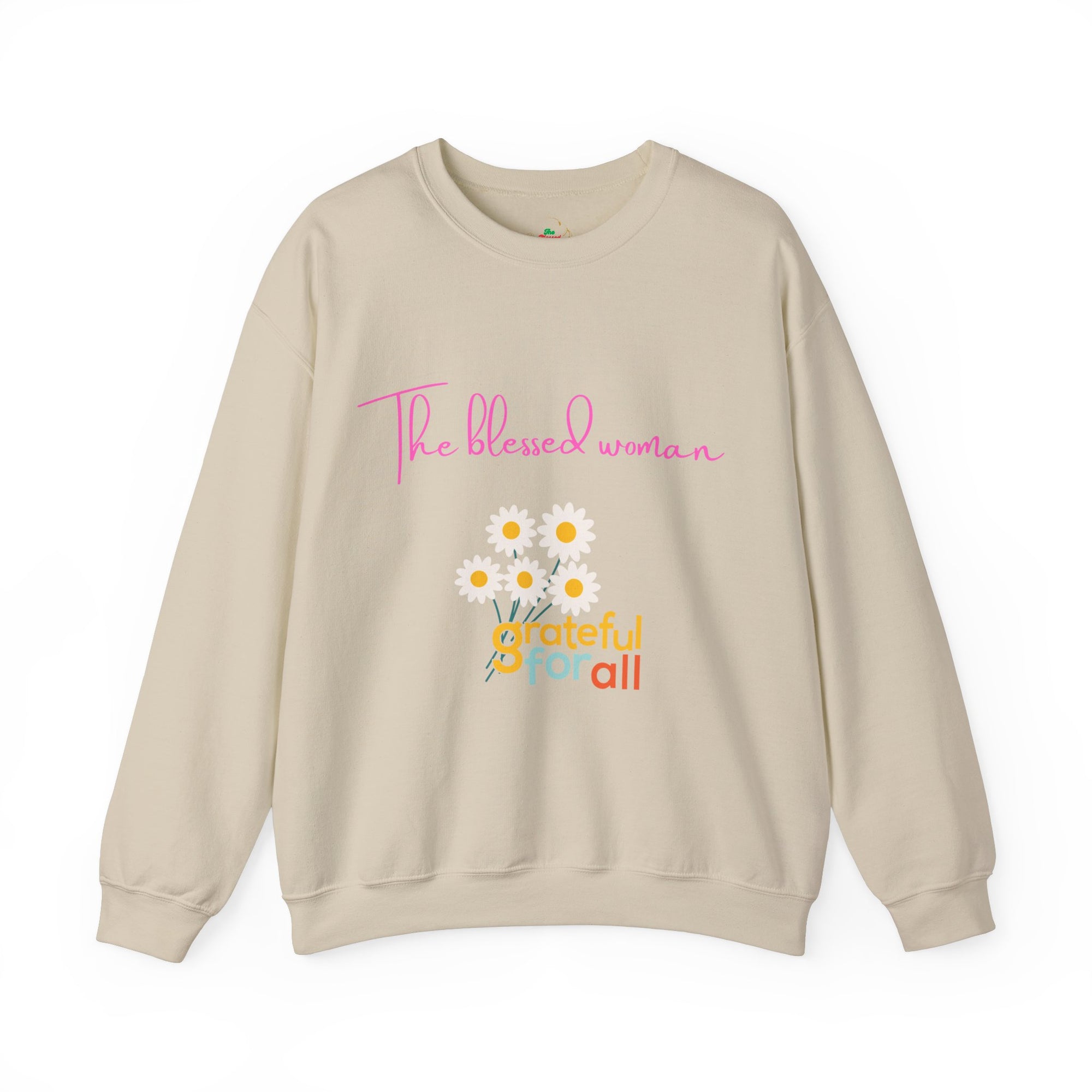 Blessed Woman Grateful Sweatshirt-Fall/Winter vibe