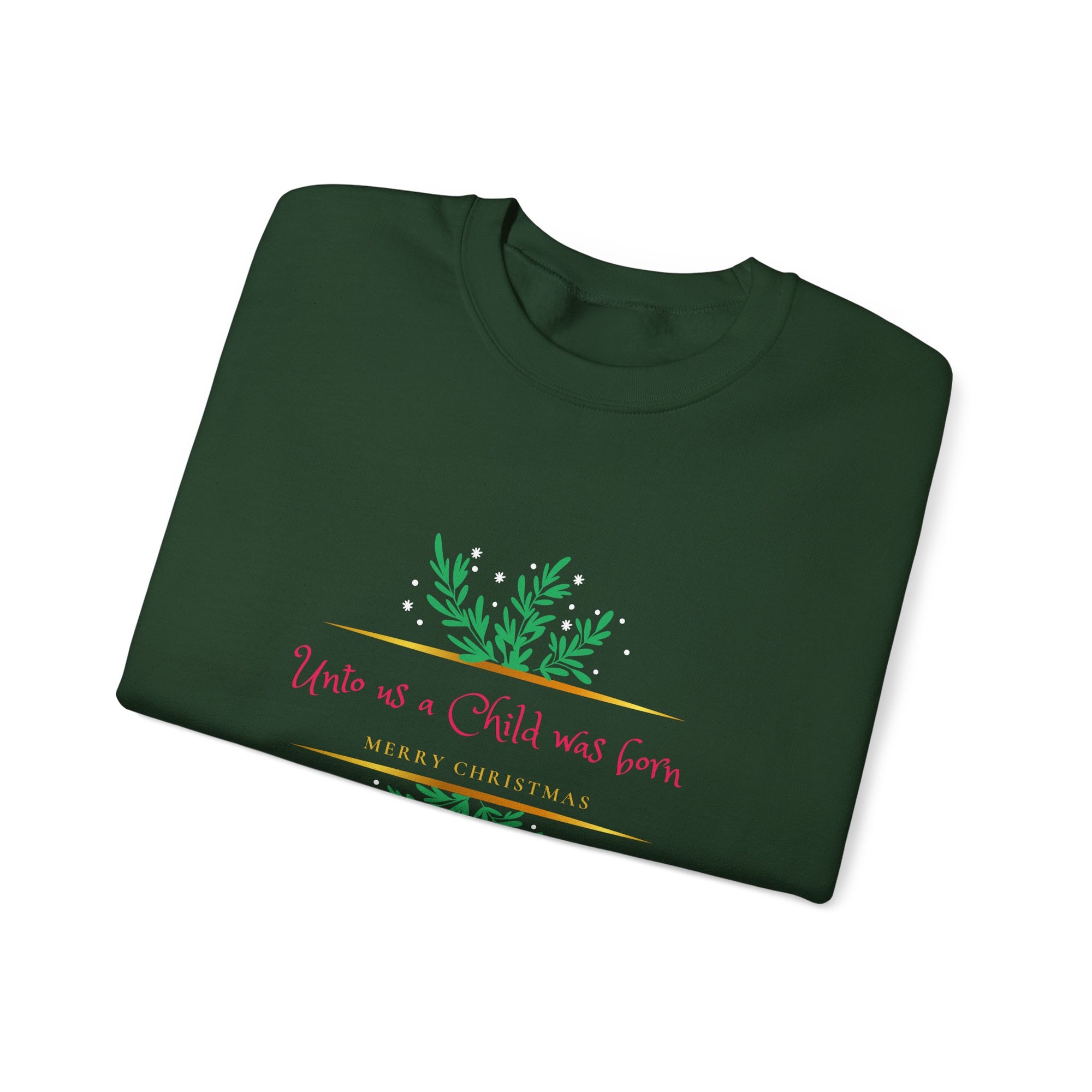 A Child is born Unisex Heavy Blend™ Crewneck Sweatshirt