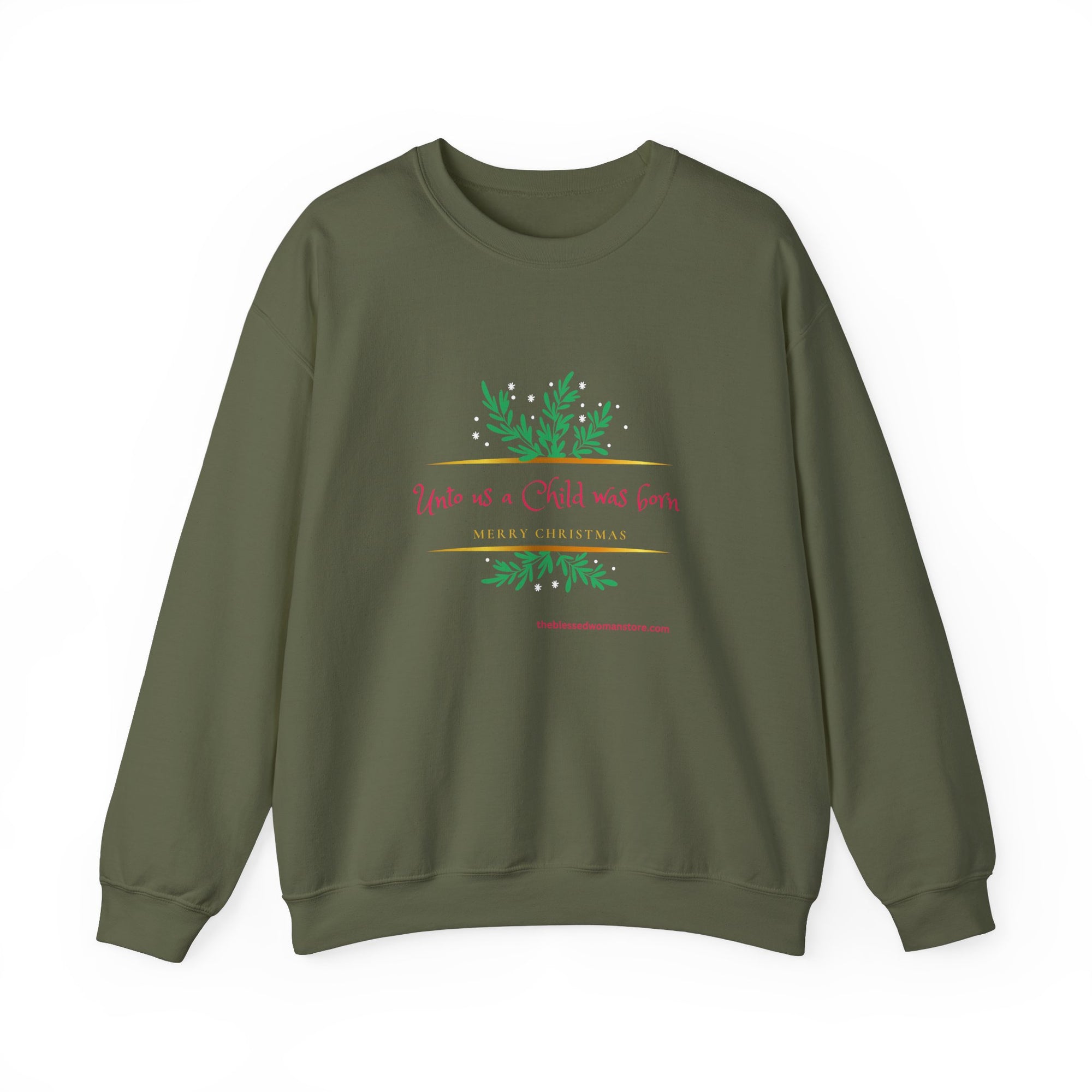 A Child is born Unisex Heavy Blend™ Crewneck Sweatshirt