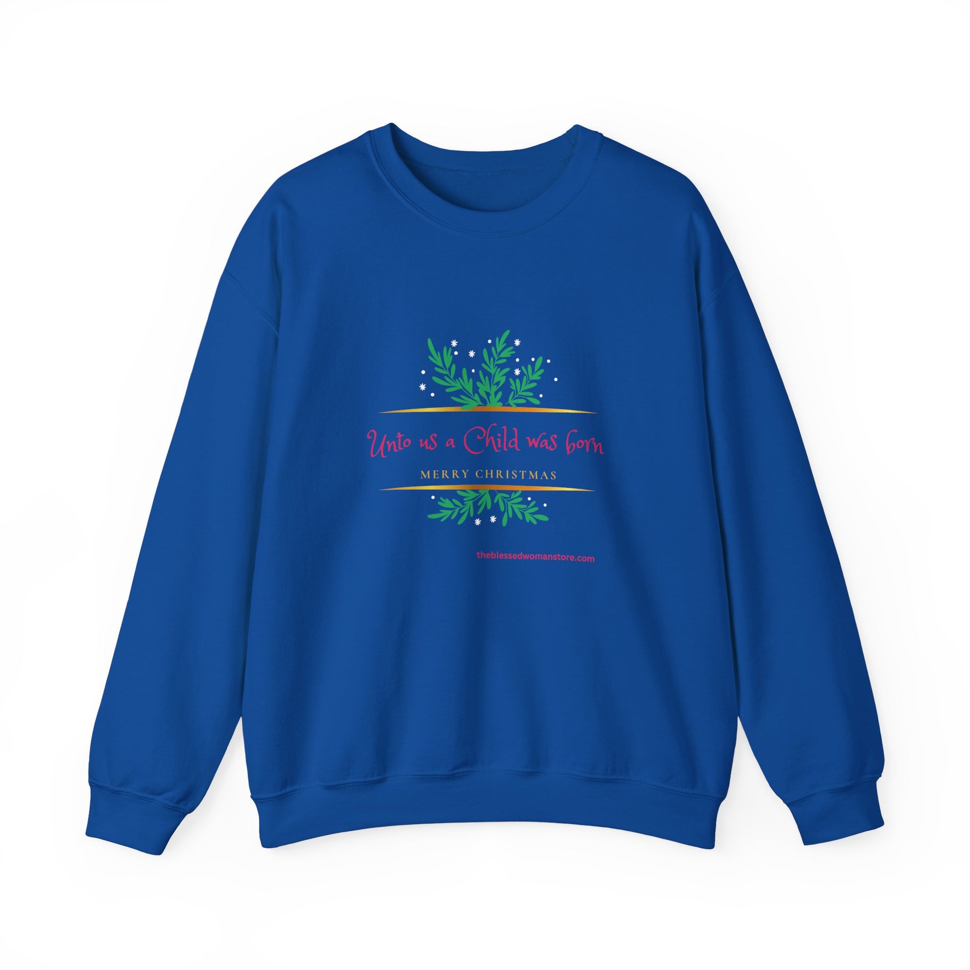 A Child is born Unisex Heavy Blend™ Crewneck Sweatshirt