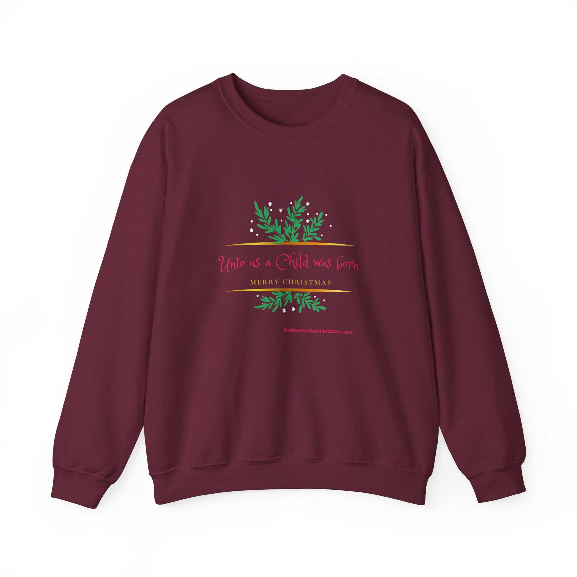 A Child is born Unisex Heavy Blend™ Crewneck Sweatshirt