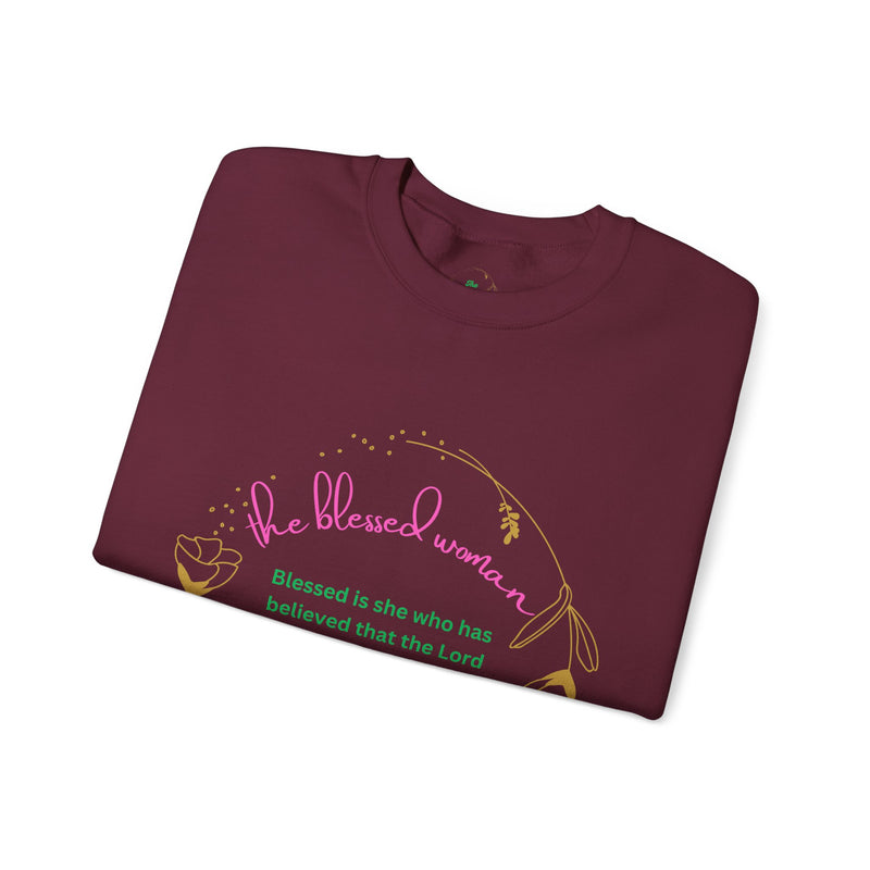 The Blessed Promise fulfilled Woman Sweatshirt Fall/Winter Vibe