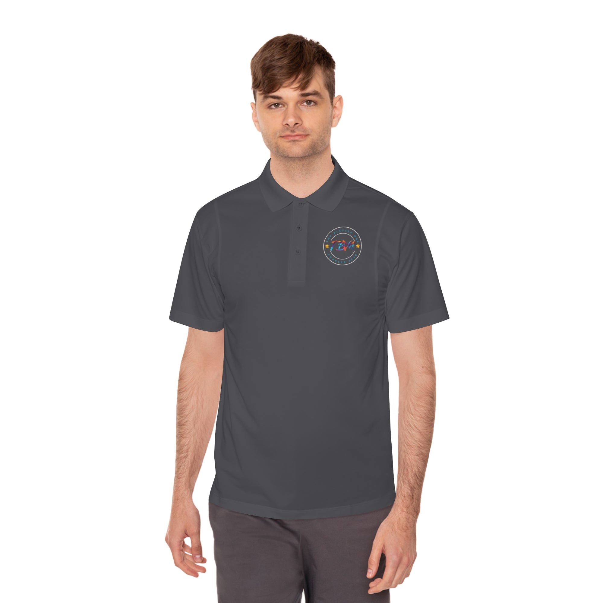 The Blessed Men's Sport Polo Shirt