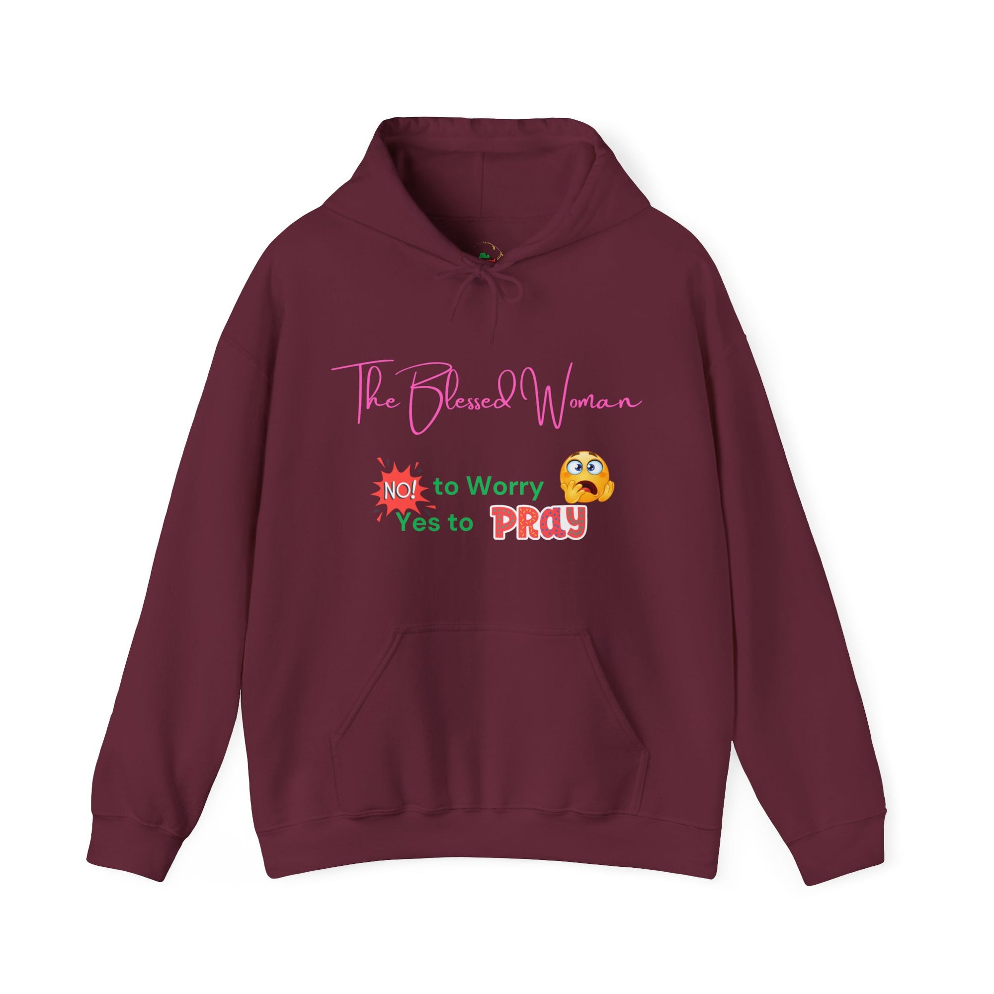 The Blessed No to Worry  Hooded Sweatshirt Fall/Winter essentials