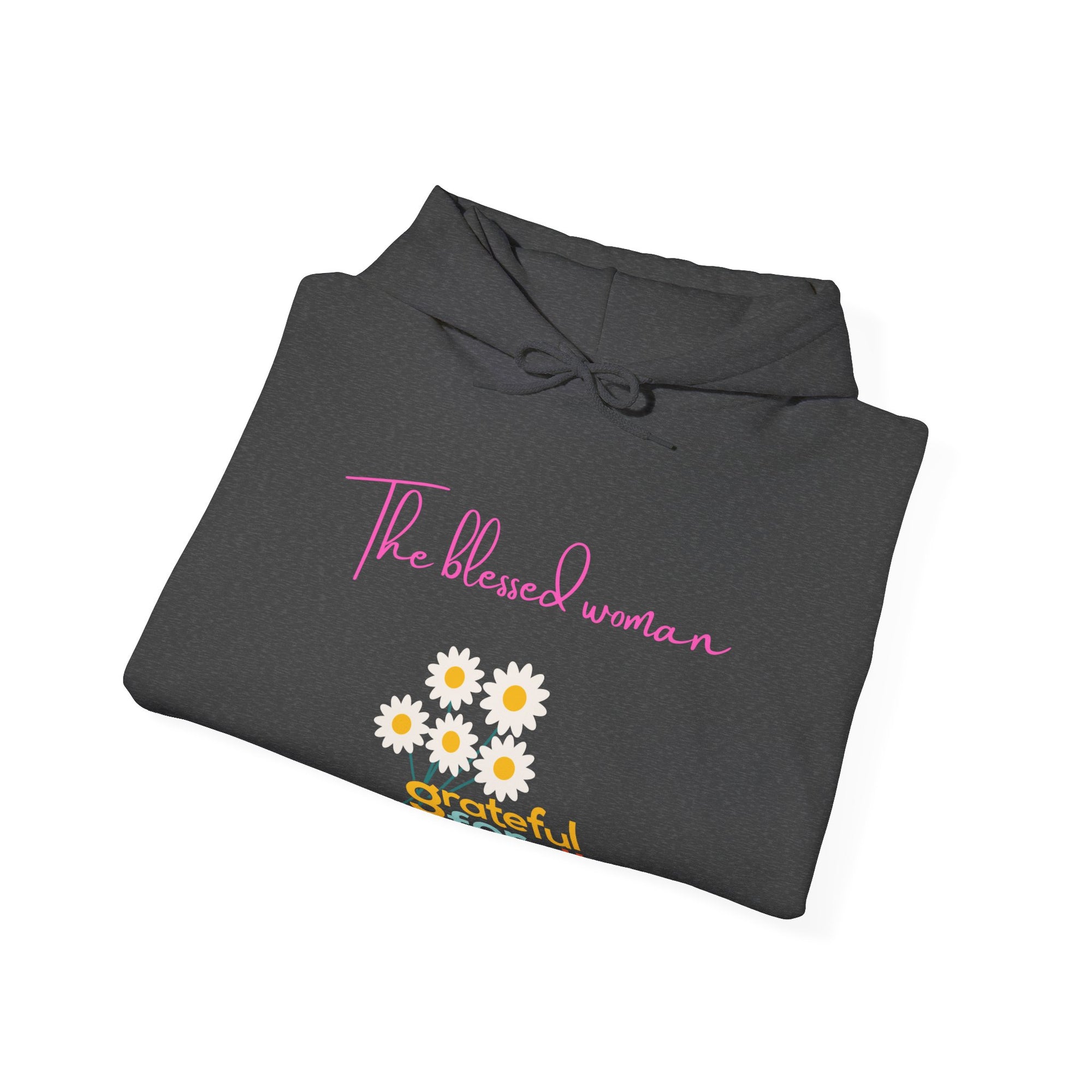 Grateful Inspirational Hoodie for Her - Fall/Winter Vibe