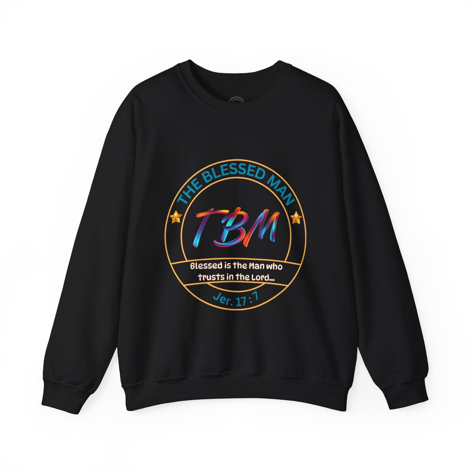 The Blessed Man Crewneck Sweatshirt Cotton Fall/Winter Essentials