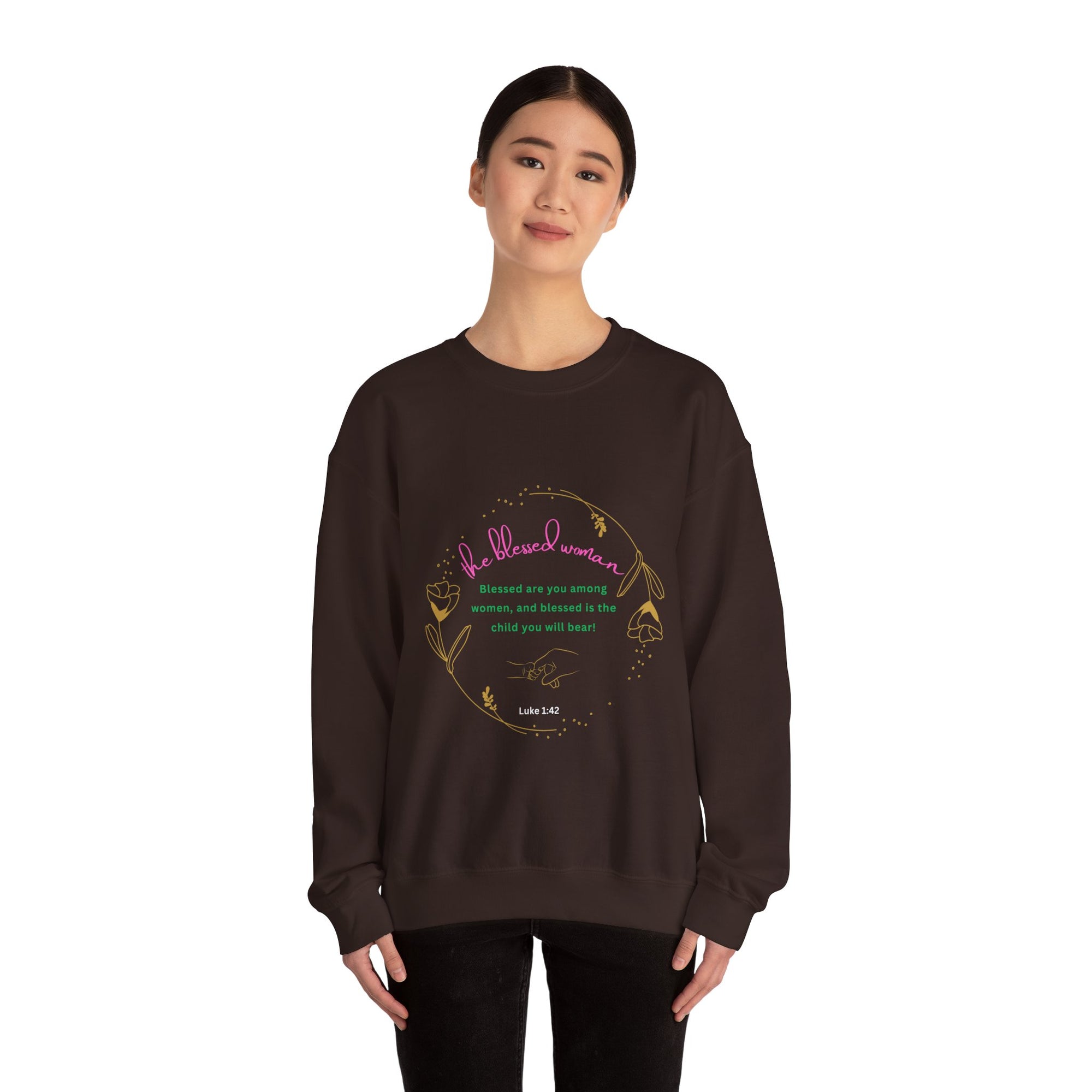 The Blessed among  Women Sweatshirt-Fall/winter essentials