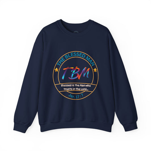 The Blessed Man Crewneck Sweatshirt Cotton Fall/Winter Essentials