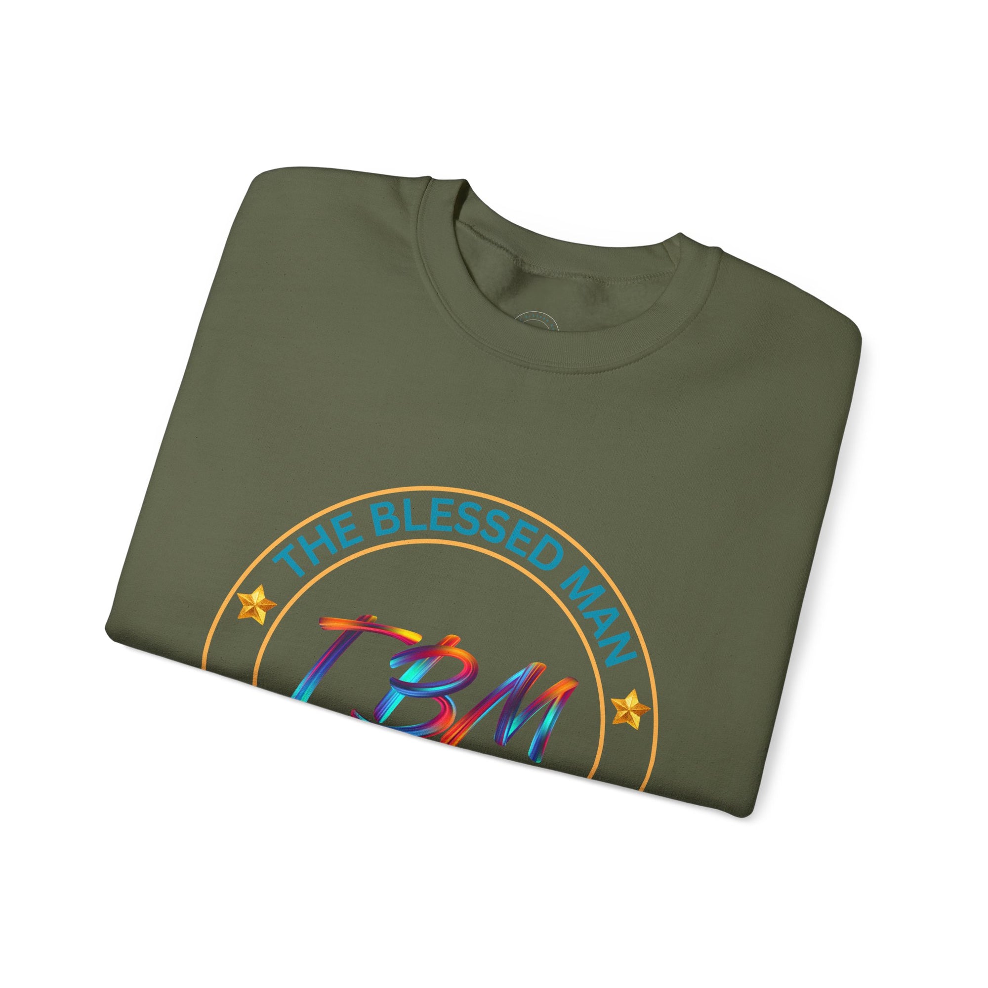 The Blessed Man Crewneck Sweatshirt Cotton Fall/Winter Essentials