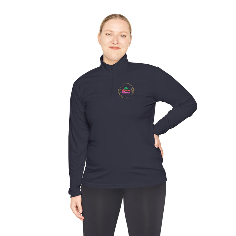 The Blessed Woman Quarter-Zip Pullover