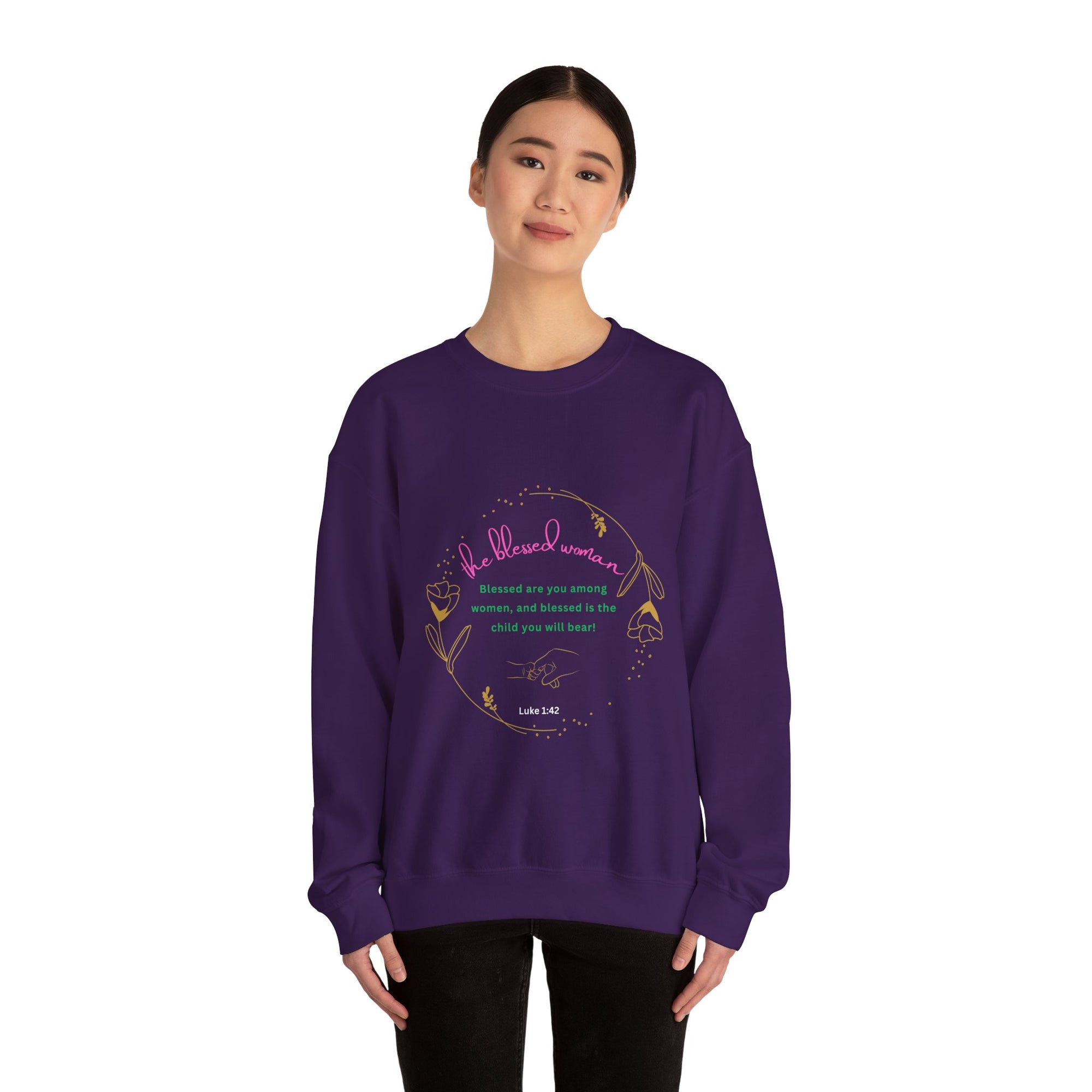 The Blessed among  Women Sweatshirt-Fall/winter essentials