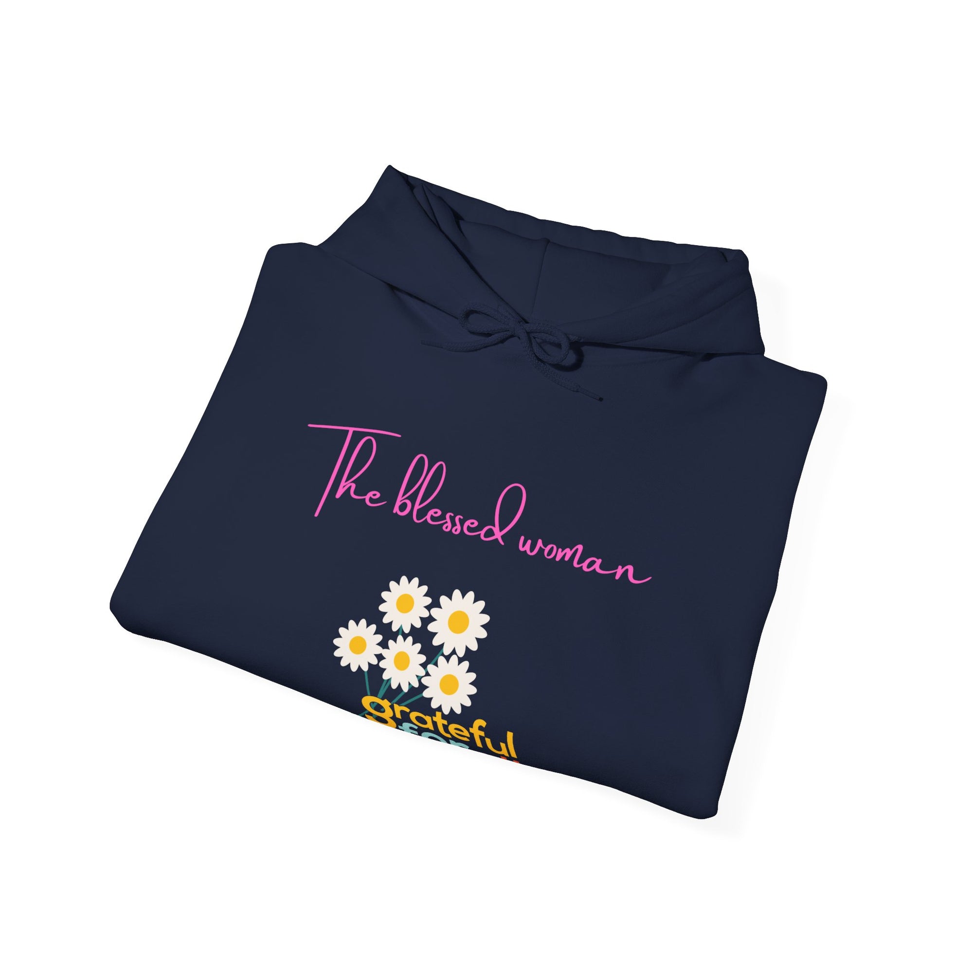 Grateful Inspirational Hoodie for Her - Fall/Winter Vibe