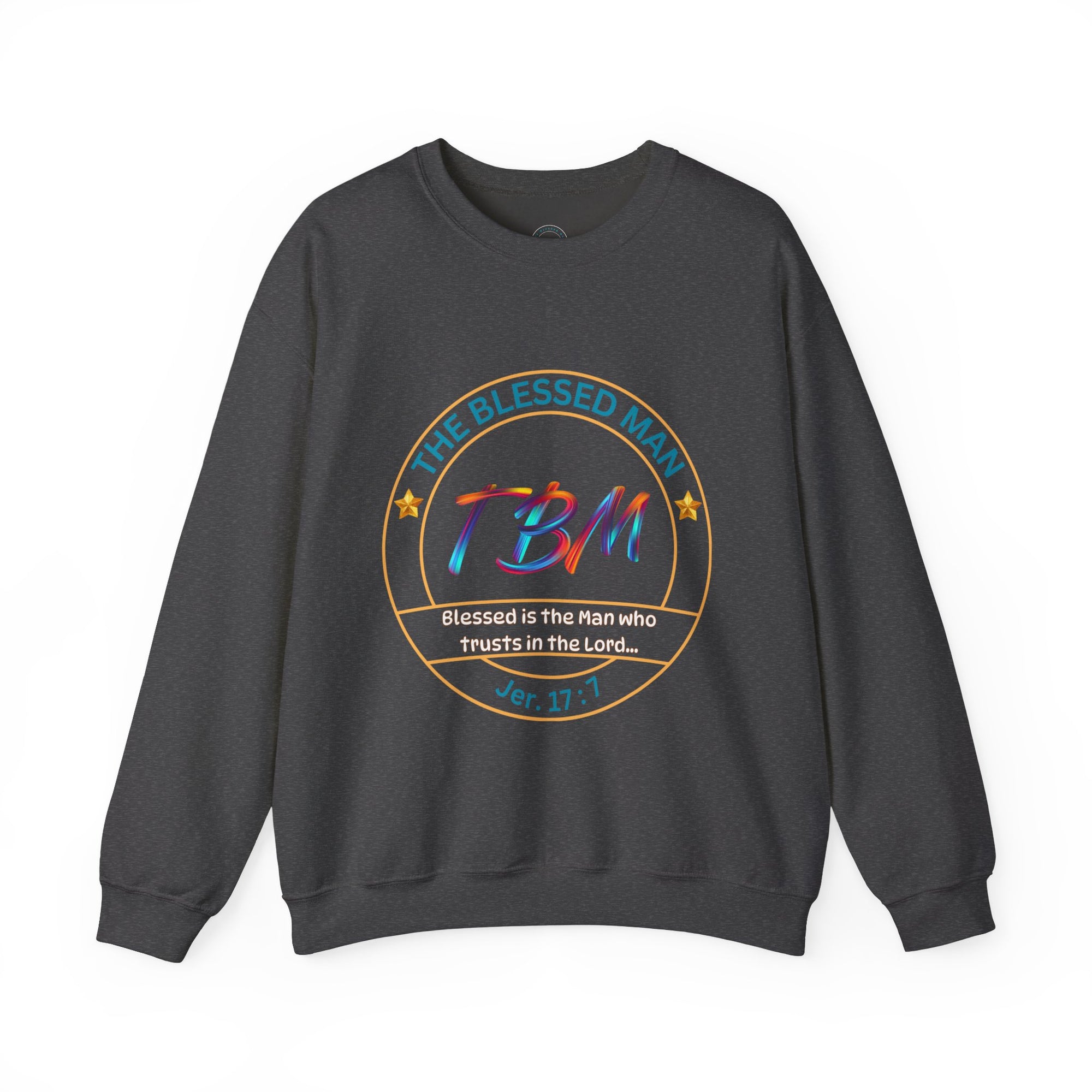The Blessed Man Crewneck Sweatshirt Cotton Fall/Winter Essentials