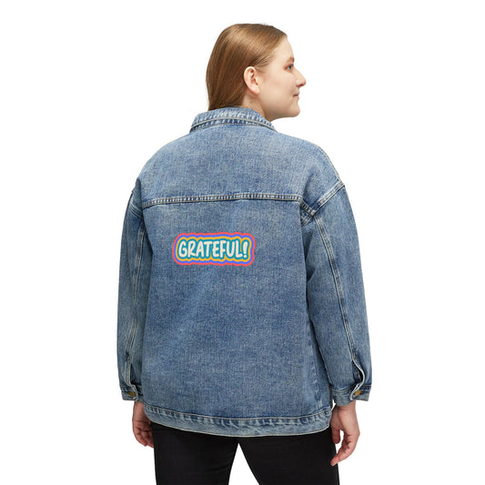 The Blessed Women's Grateful Denim Jacket