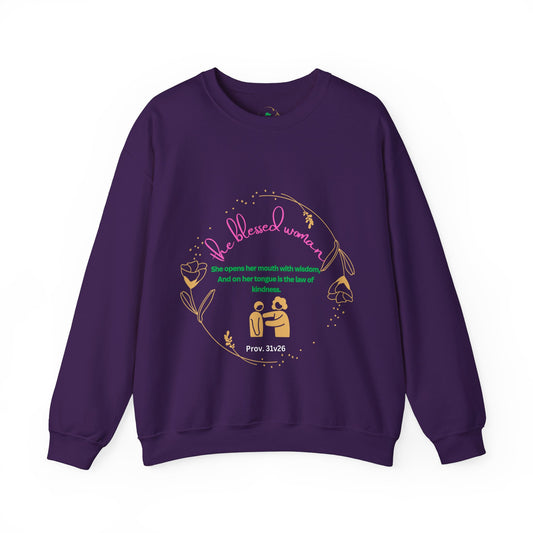 The Blessed  Wise Woman Crewneck Sweatshirt -Fall/winter essentials