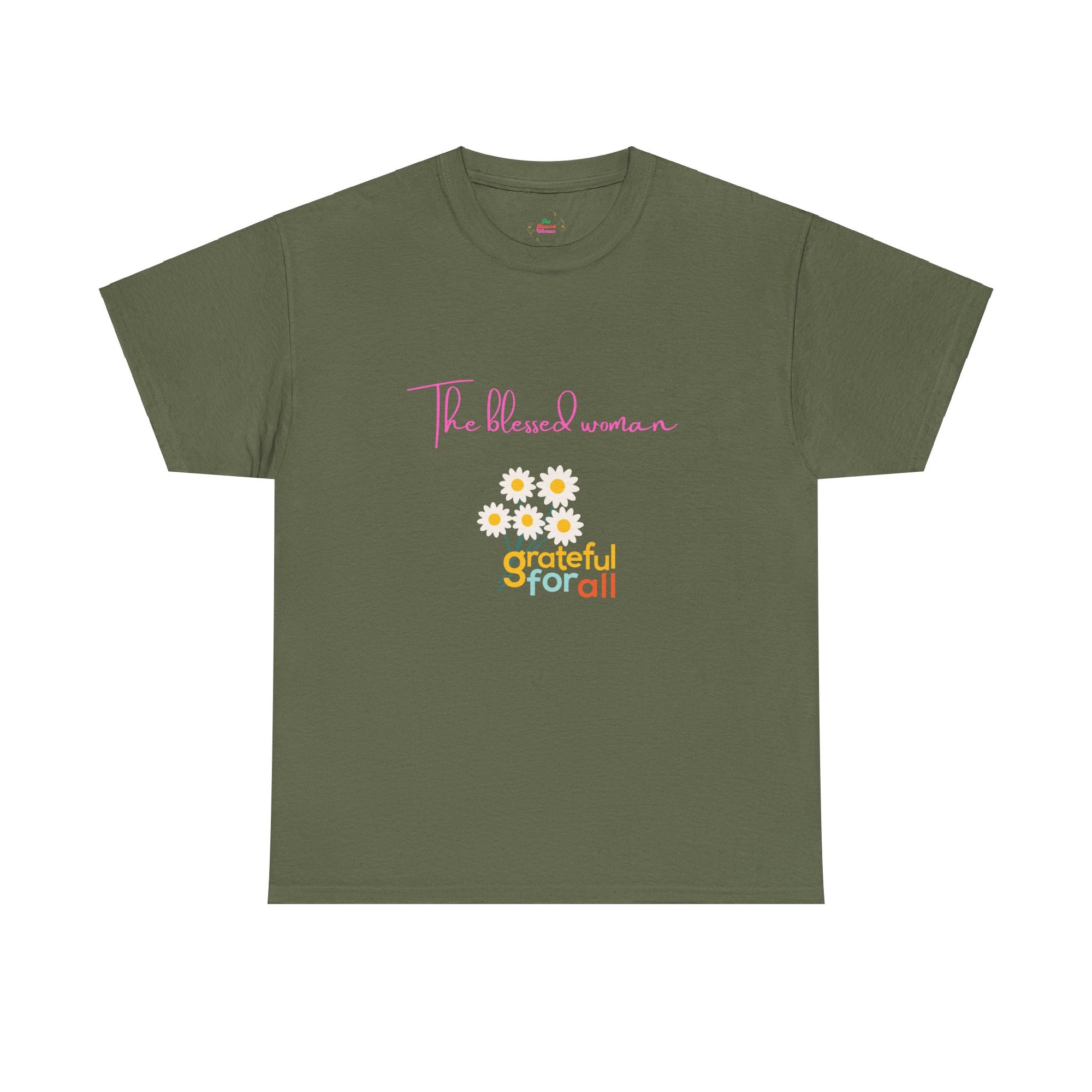 The Grateful Woman T-Shirt-Cotton-Gildan customized regular fit