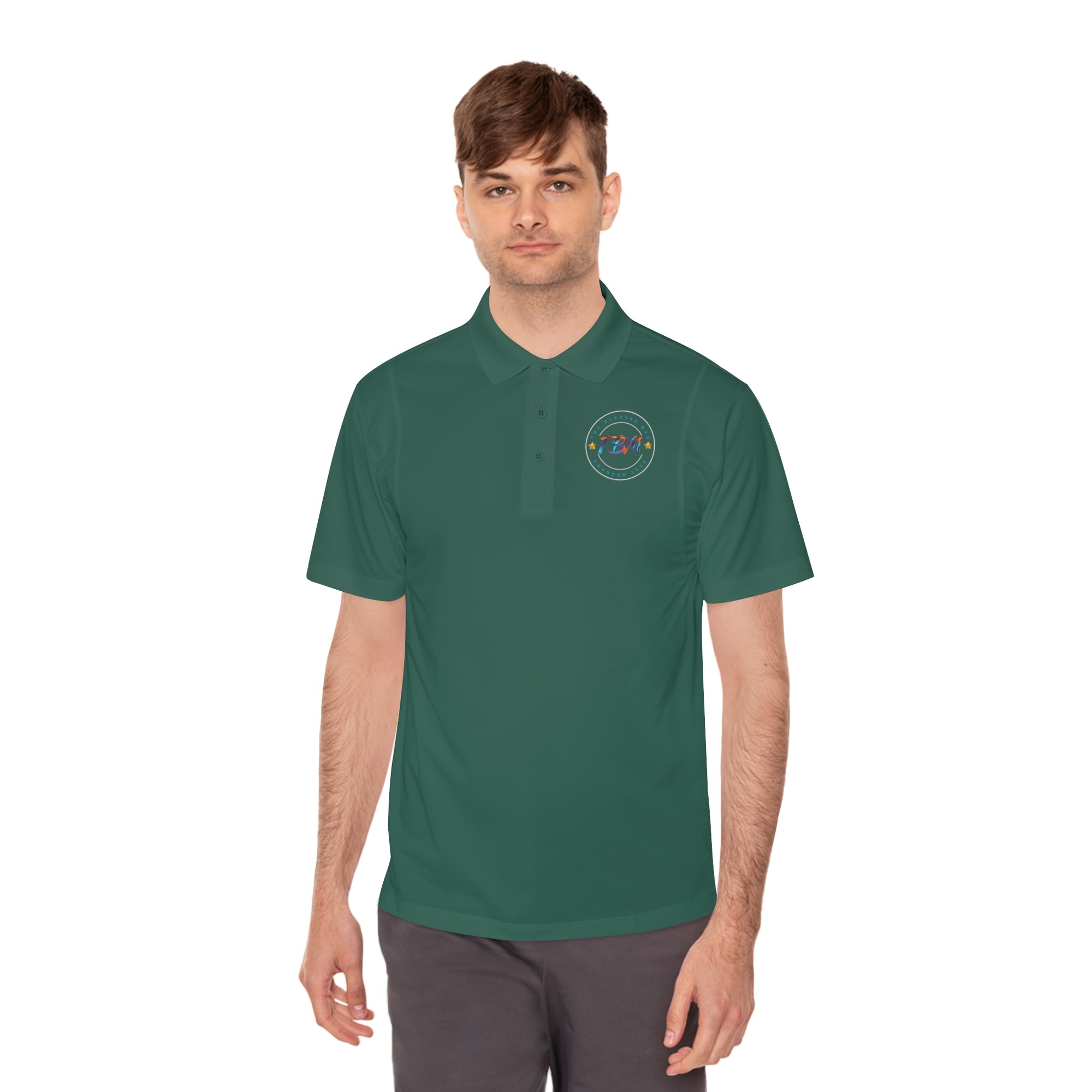 The Blessed Men's Sport Polo Shirt
