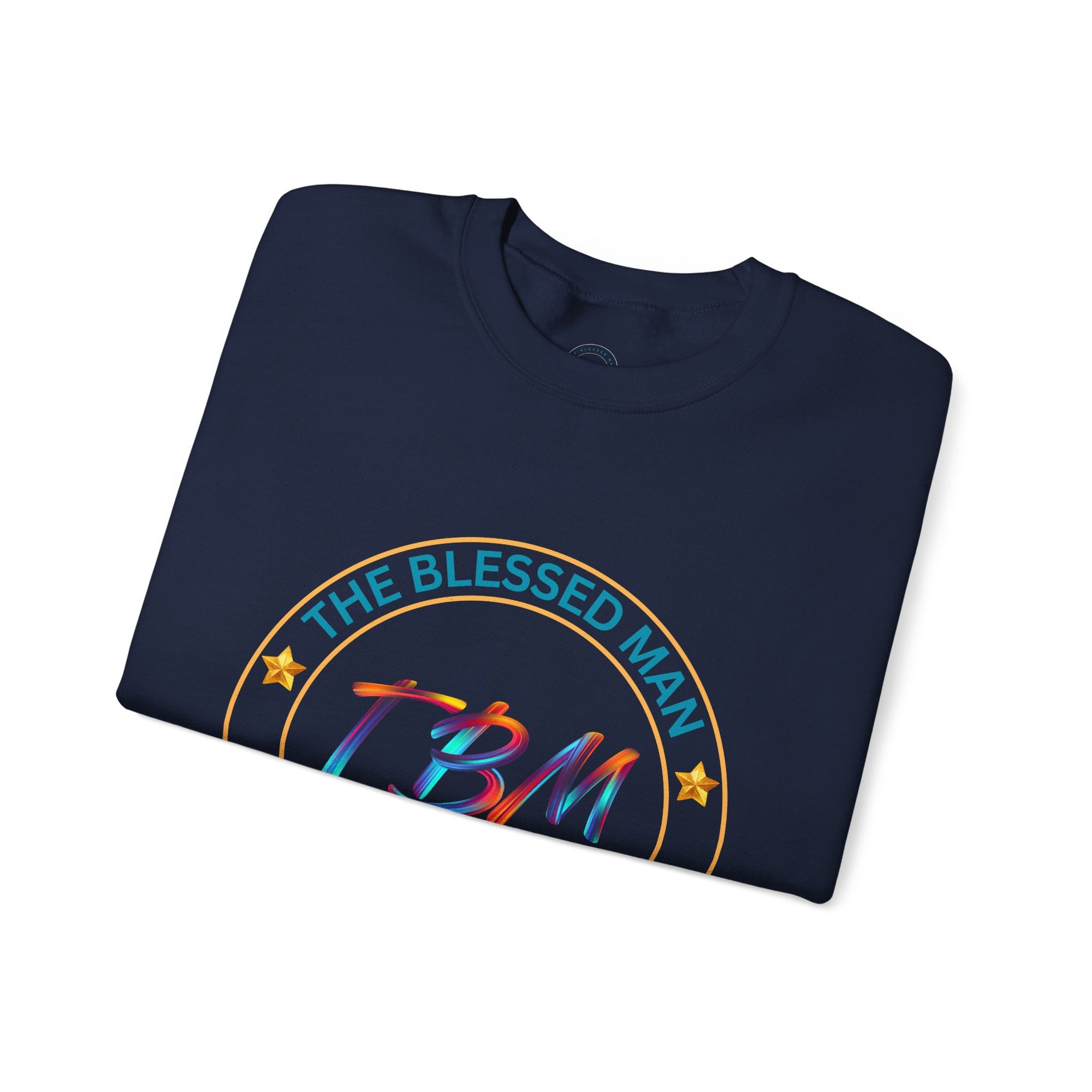 The Blessed Man Crewneck Sweatshirt Cotton Fall/Winter Essentials