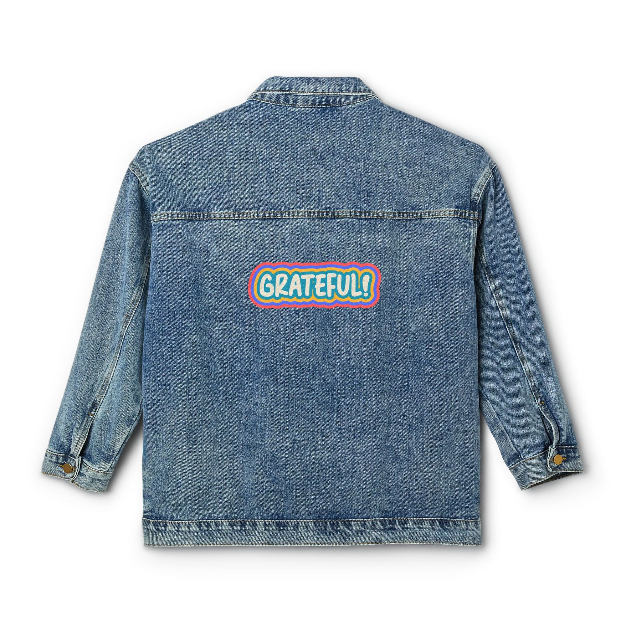 The Blessed Women's Grateful Denim Jacket