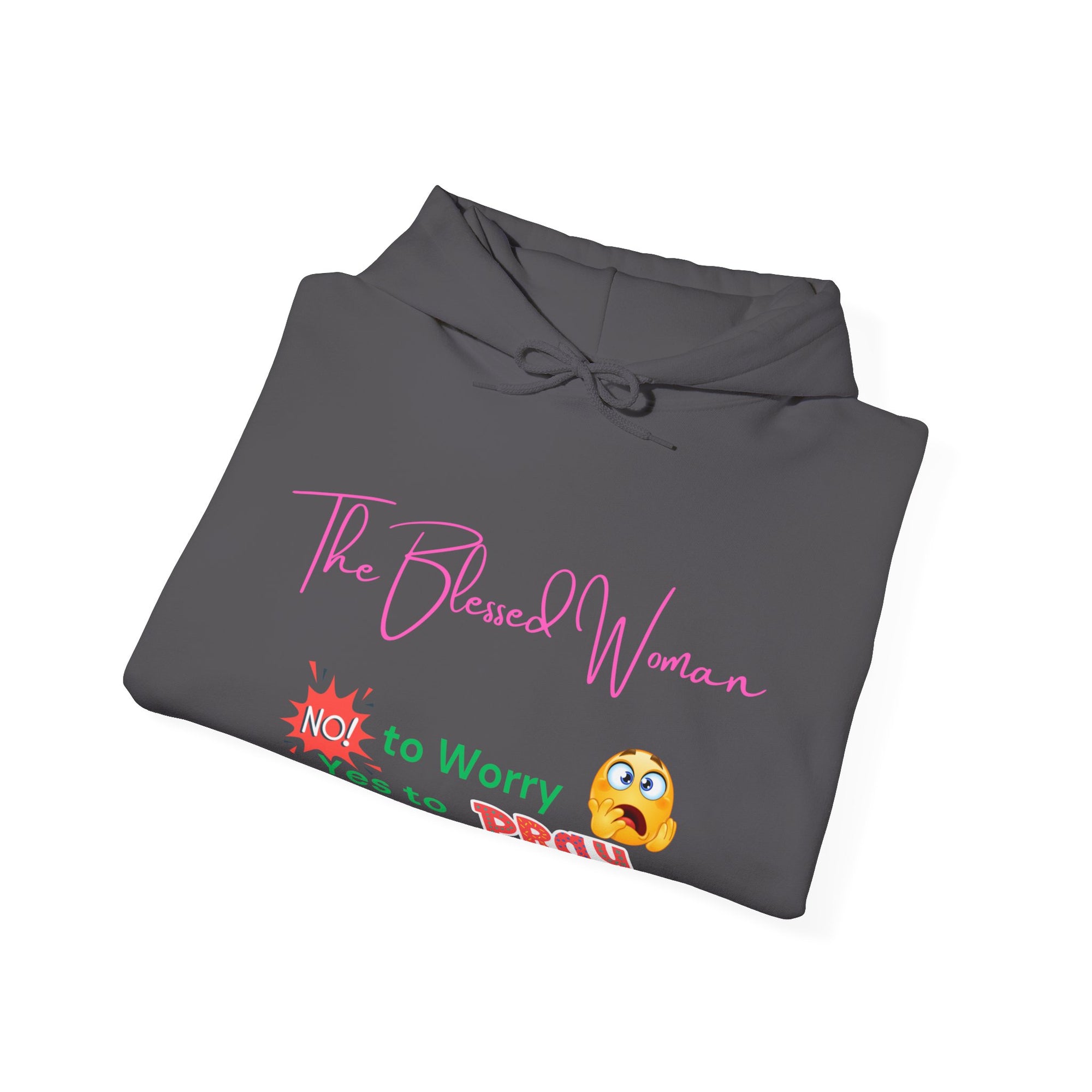 The Blessed No to Worry  Hooded Sweatshirt Fall/Winter essentials