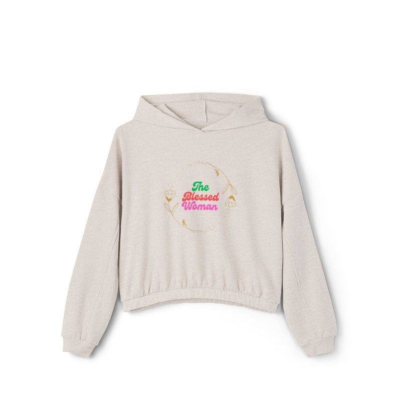 The Blessed Women's Cinched Bottom Hoodie