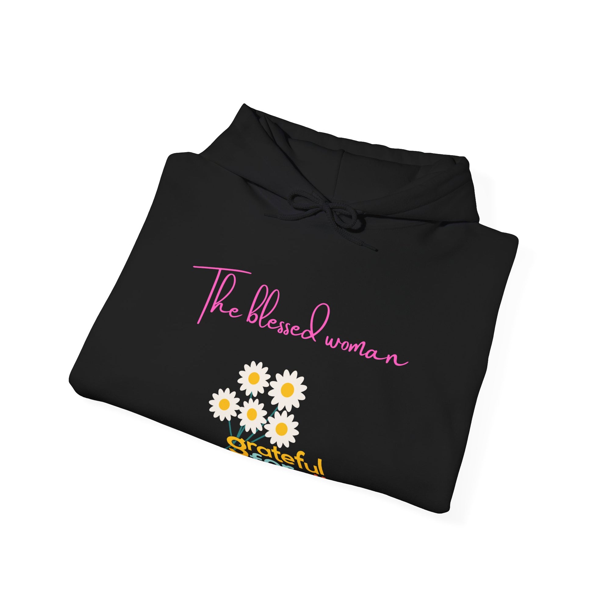 Grateful Inspirational Hoodie for Her - Fall/Winter Vibe