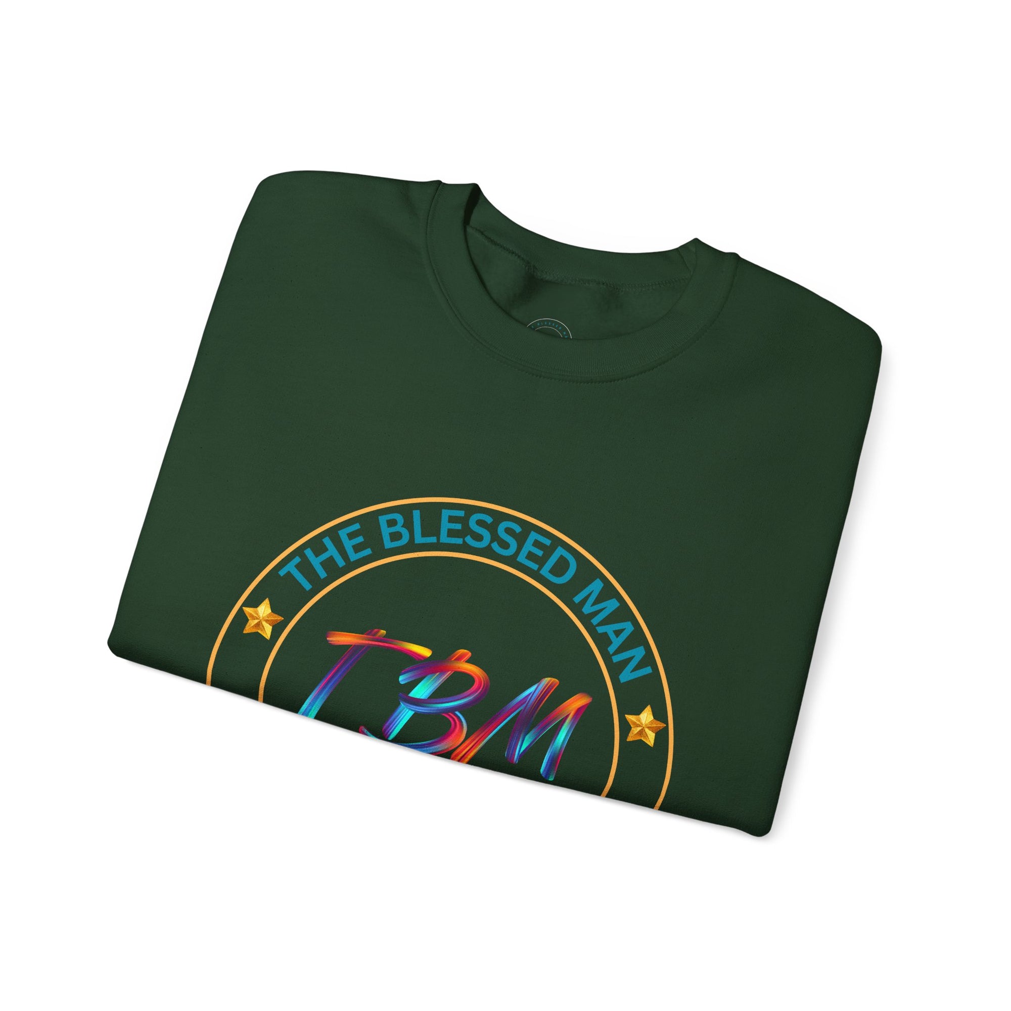 The Blessed Man Crewneck Sweatshirt Cotton Fall/Winter Essentials