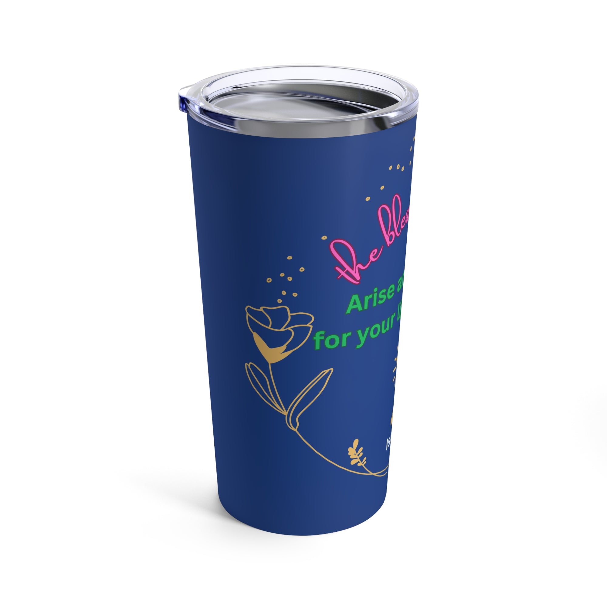 The Blessed Arise Woman Hot and Cold Black Tumbler 20oz