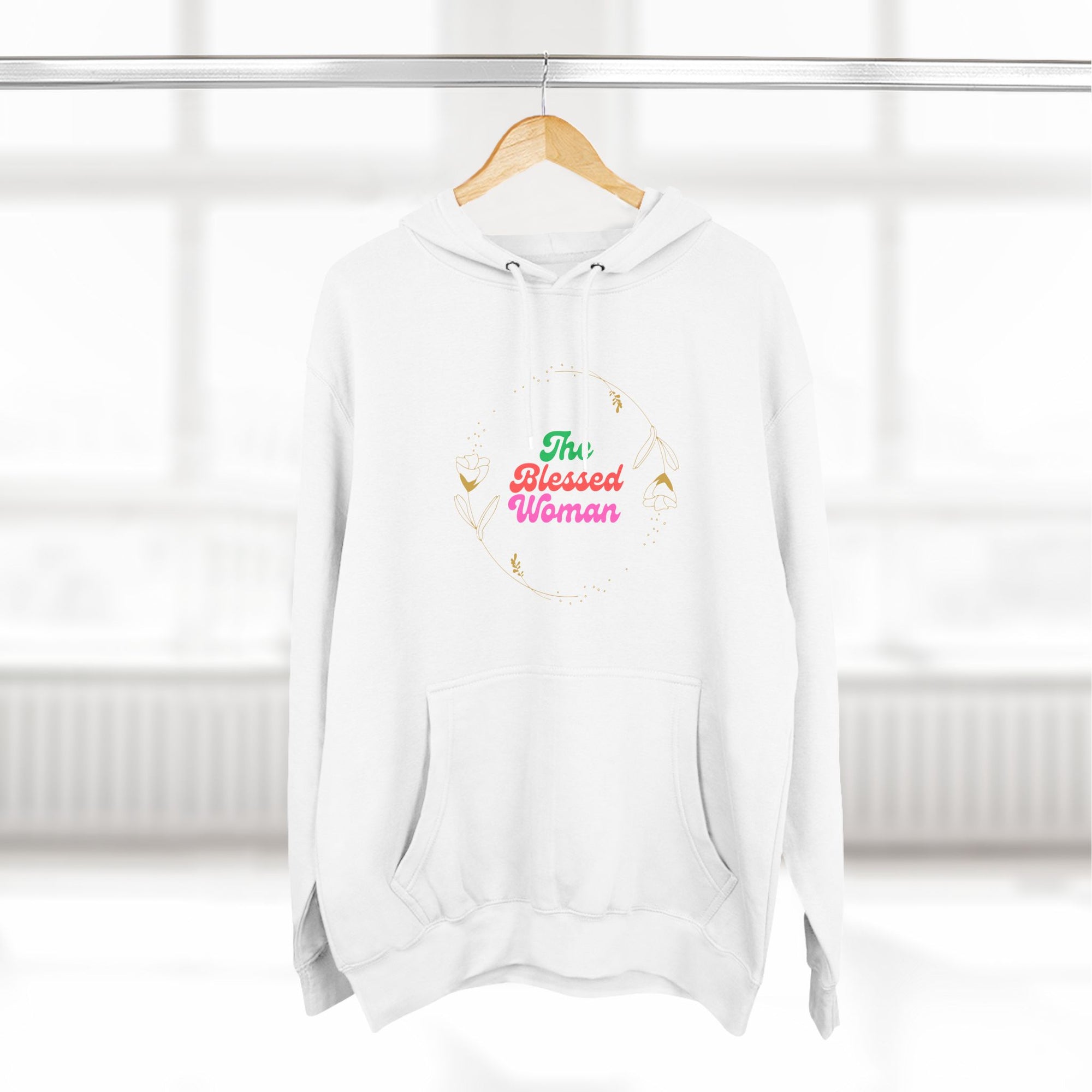 The Blessed Woman Three-Panel Fleece Hoodie