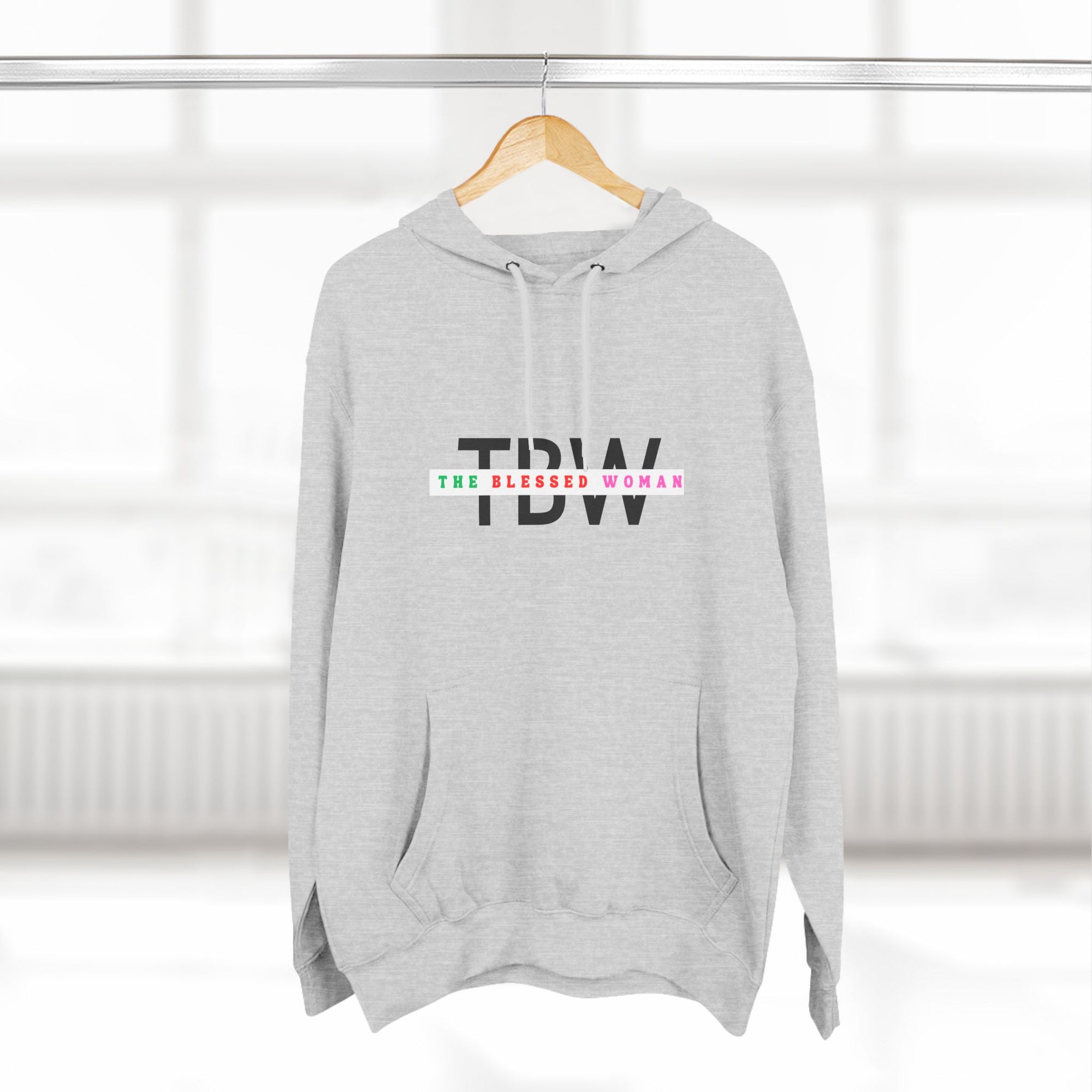 TBW Three-panel fleece hoodie