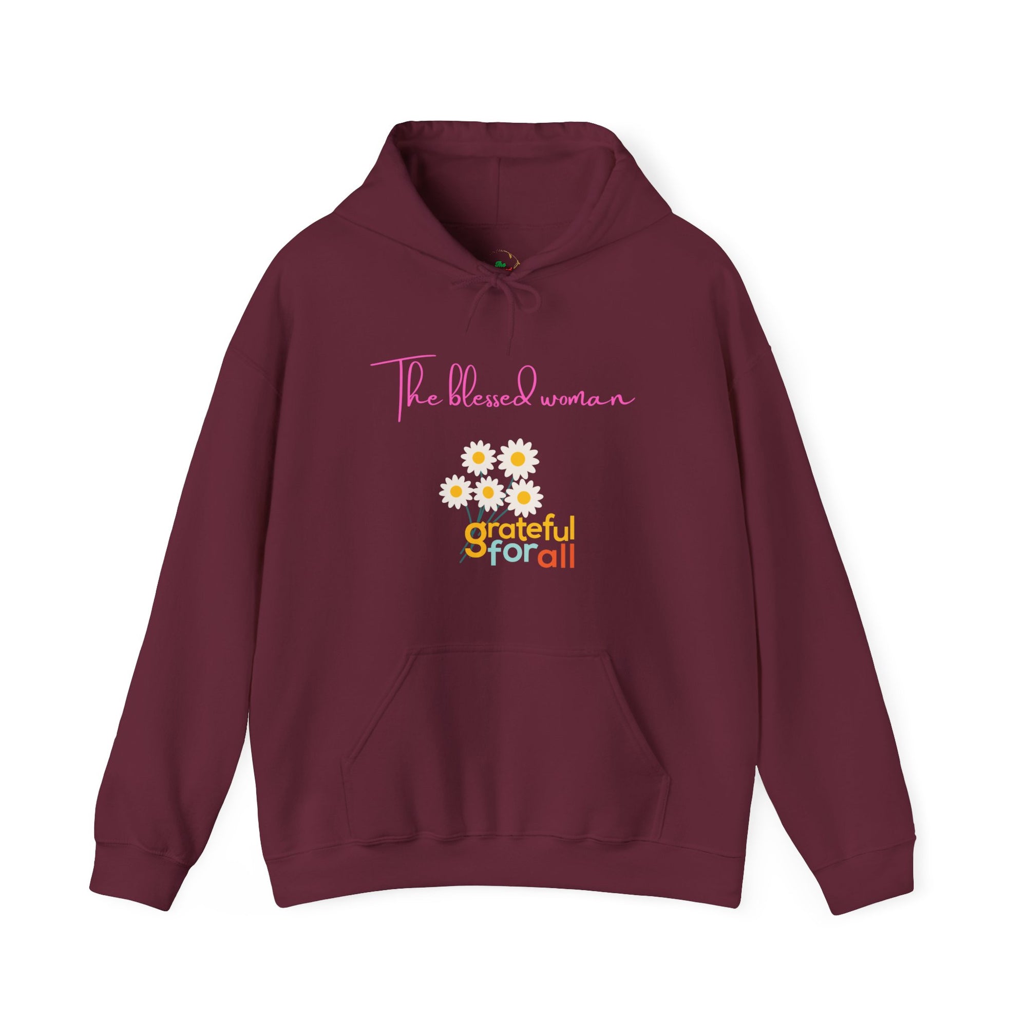 Grateful Inspirational Hoodie for Her - Fall/Winter Vibe
