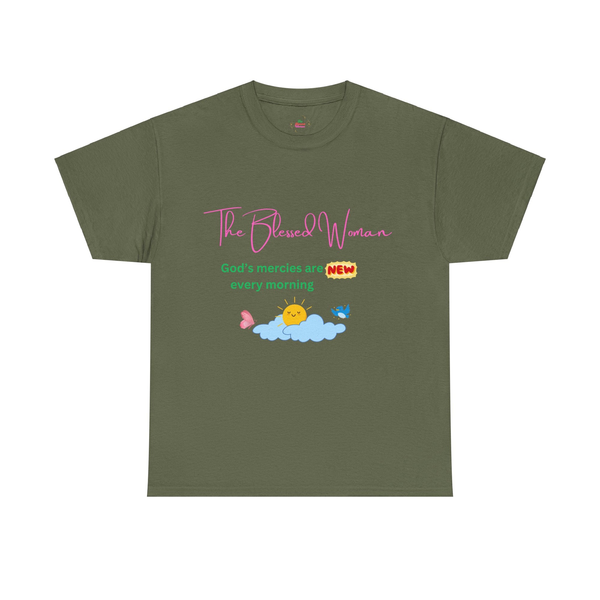 The Blessed Woman-Mercies New- Cotton T-shirt Gildan customized