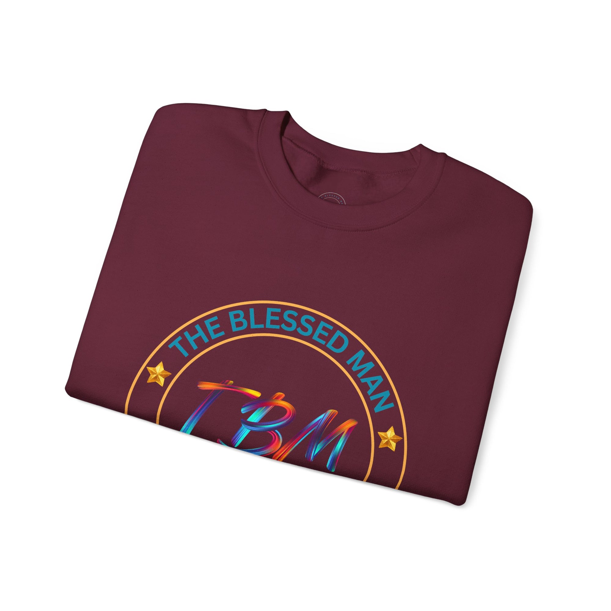The Blessed Man Crewneck Sweatshirt Cotton Fall/Winter Essentials