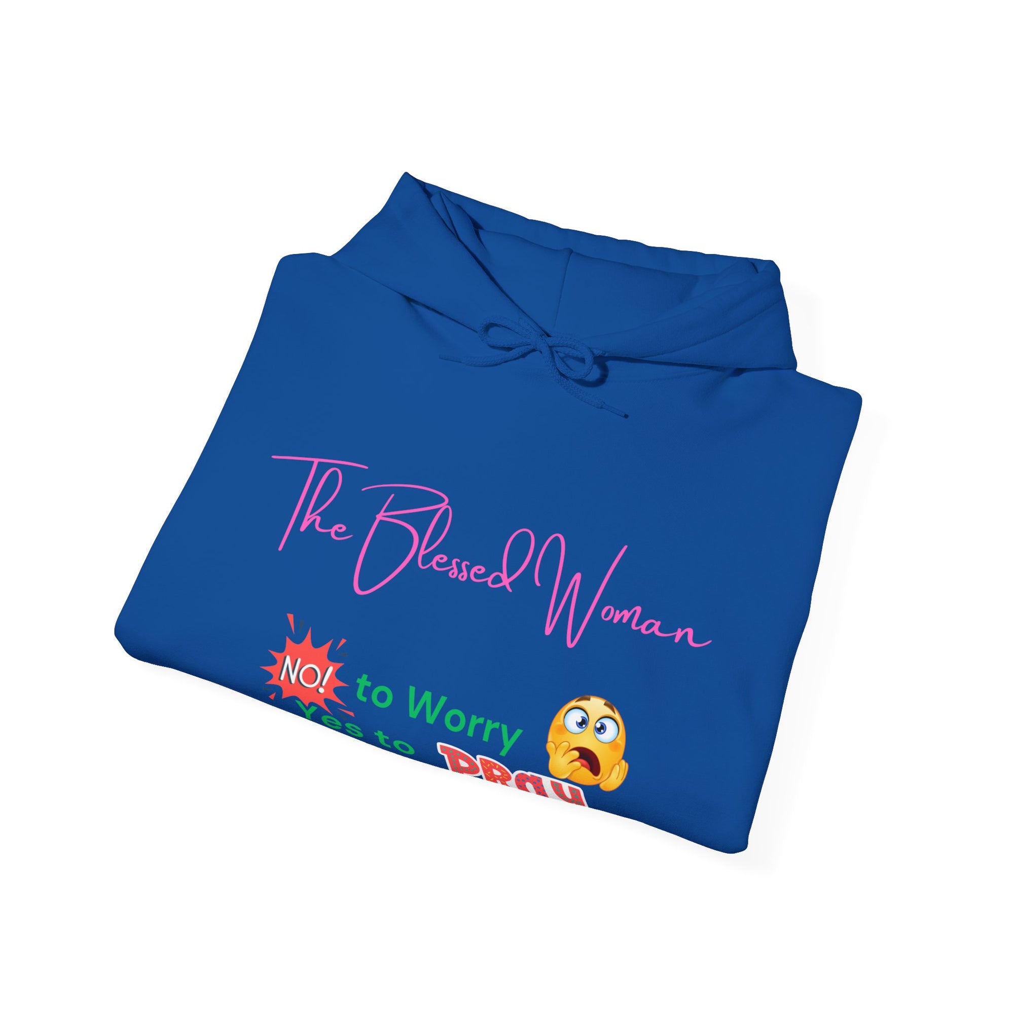 The Blessed No to Worry  Hooded Sweatshirt Fall/Winter essentials