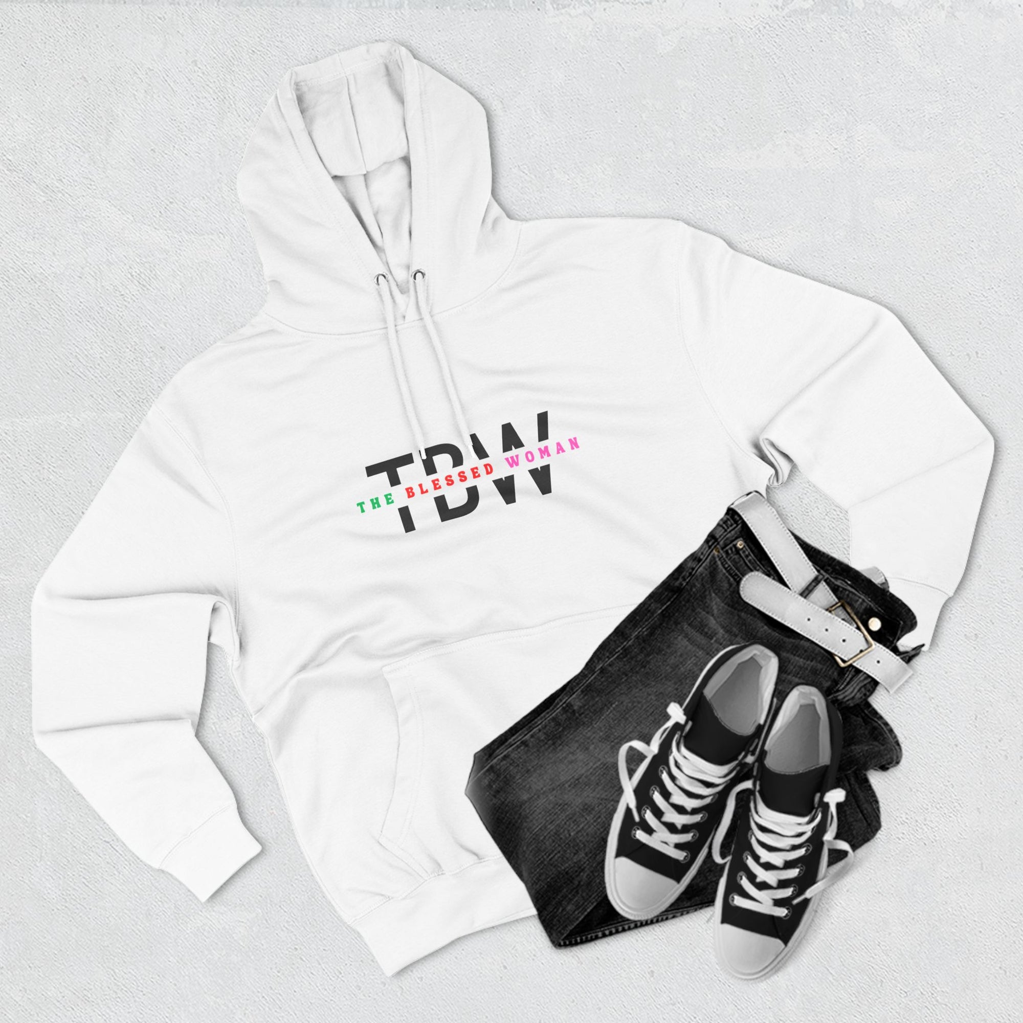 TBW Three-panel fleece hoodie