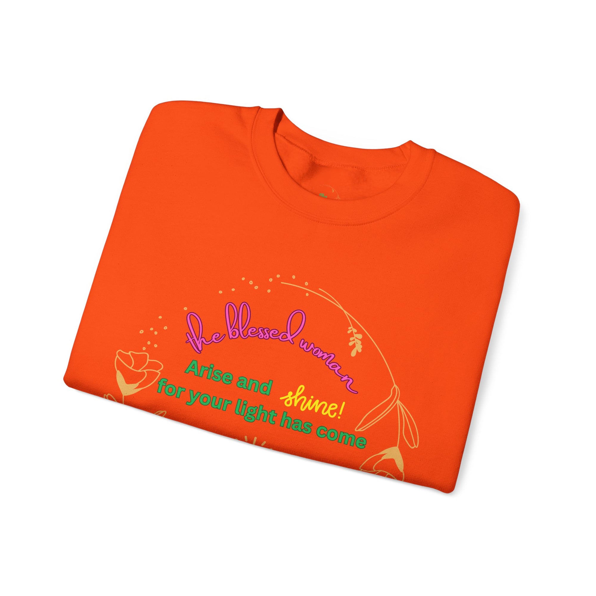 The Blessed Shine Woman Crewneck Sweatshirt Fall/Winter essential