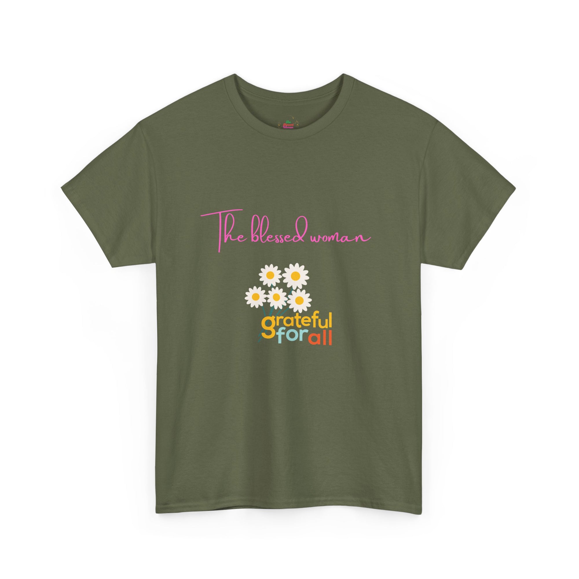 The Grateful Woman T-Shirt-Cotton-Gildan customized regular fit