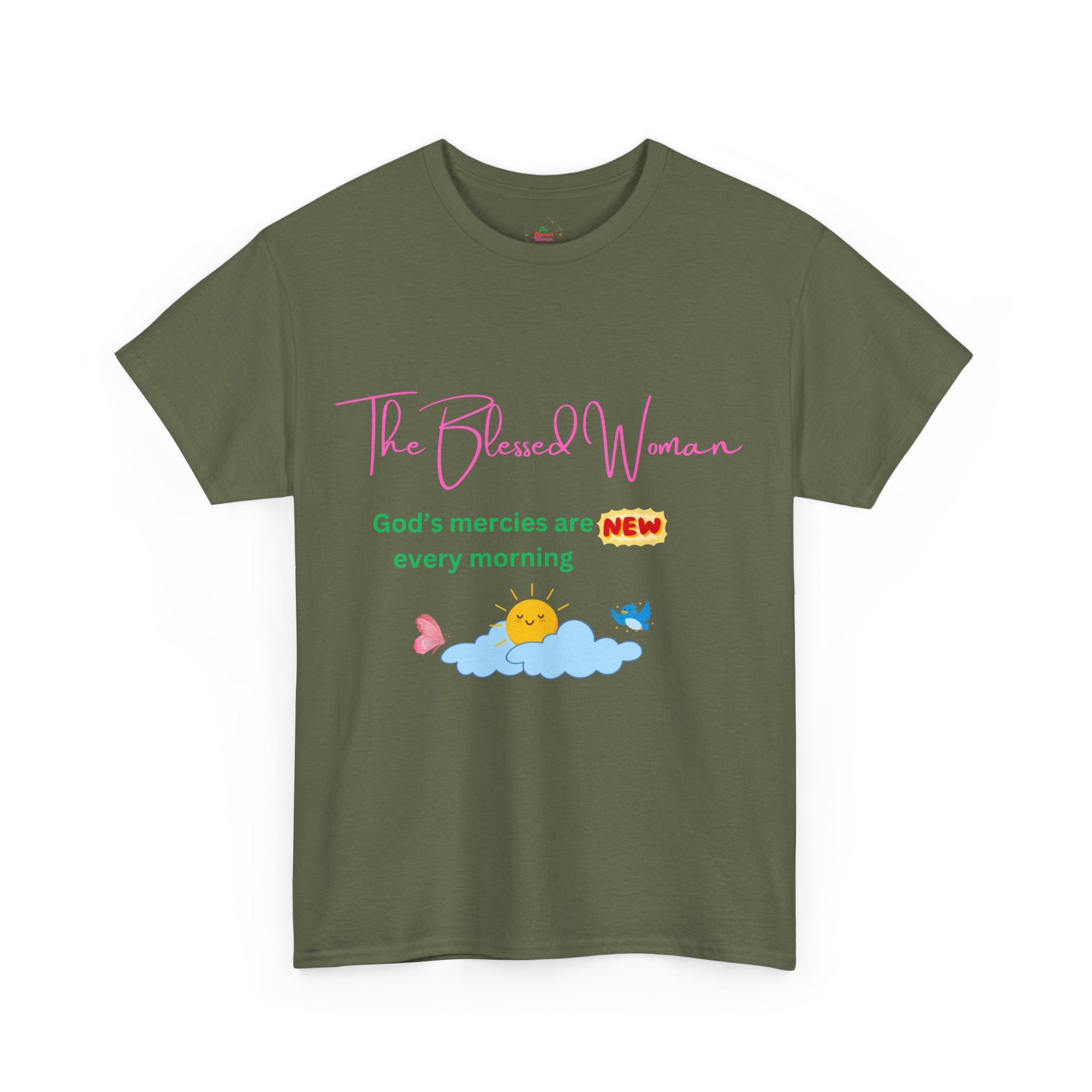 The Blessed Woman-Mercies New- Cotton T-shirt Gildan customized