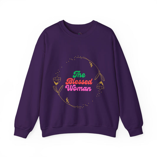 The Blessed Woman Sweatshirt-Fall/winter vibe