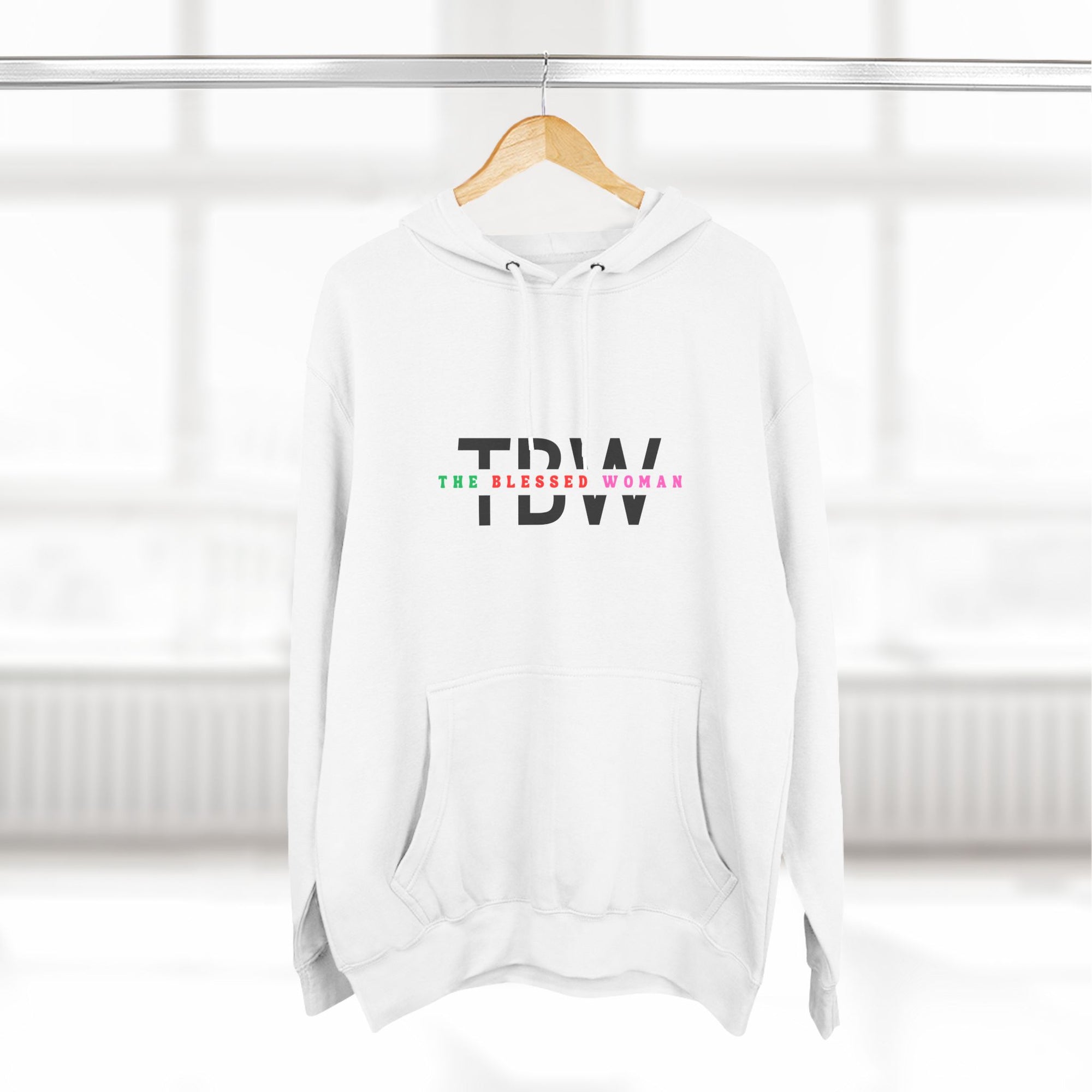 TBW Three-panel fleece hoodie