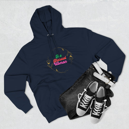 The Blessed Woman Three-Panel Fleece Hoodie