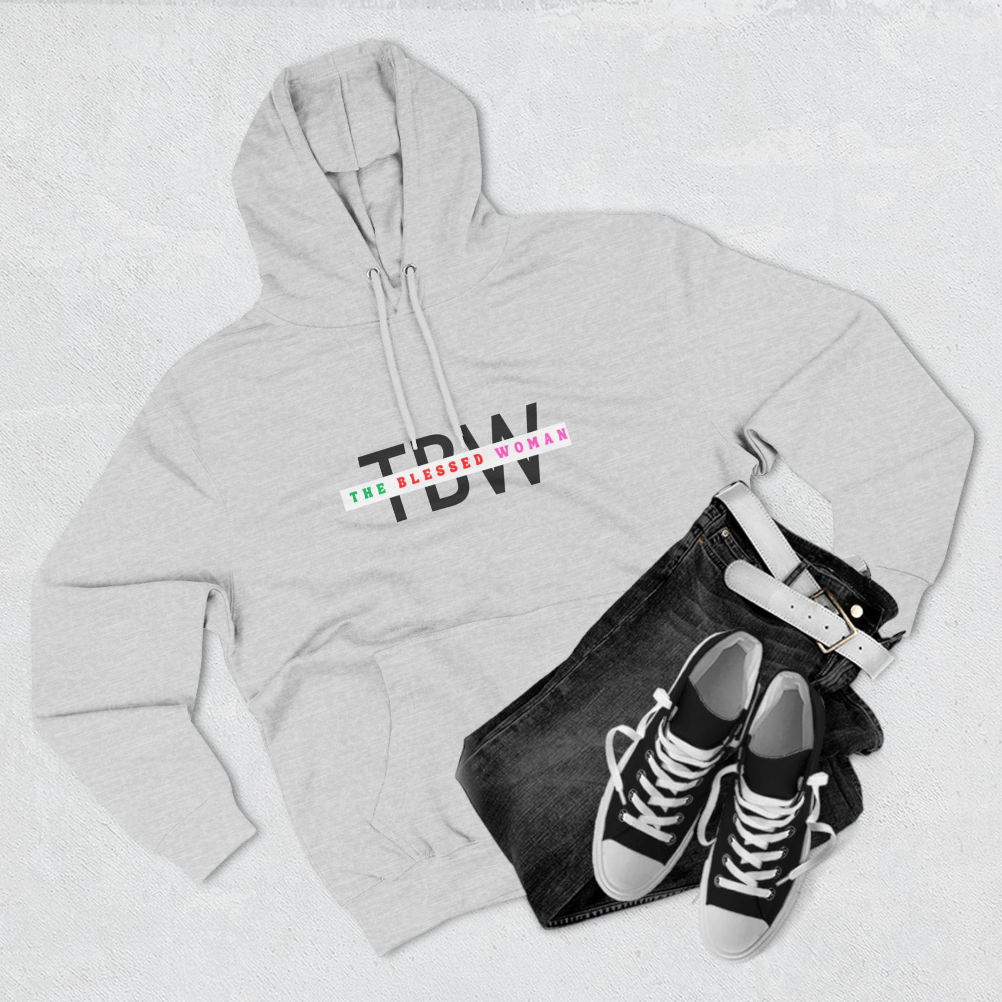 TBW Three-panel fleece hoodie