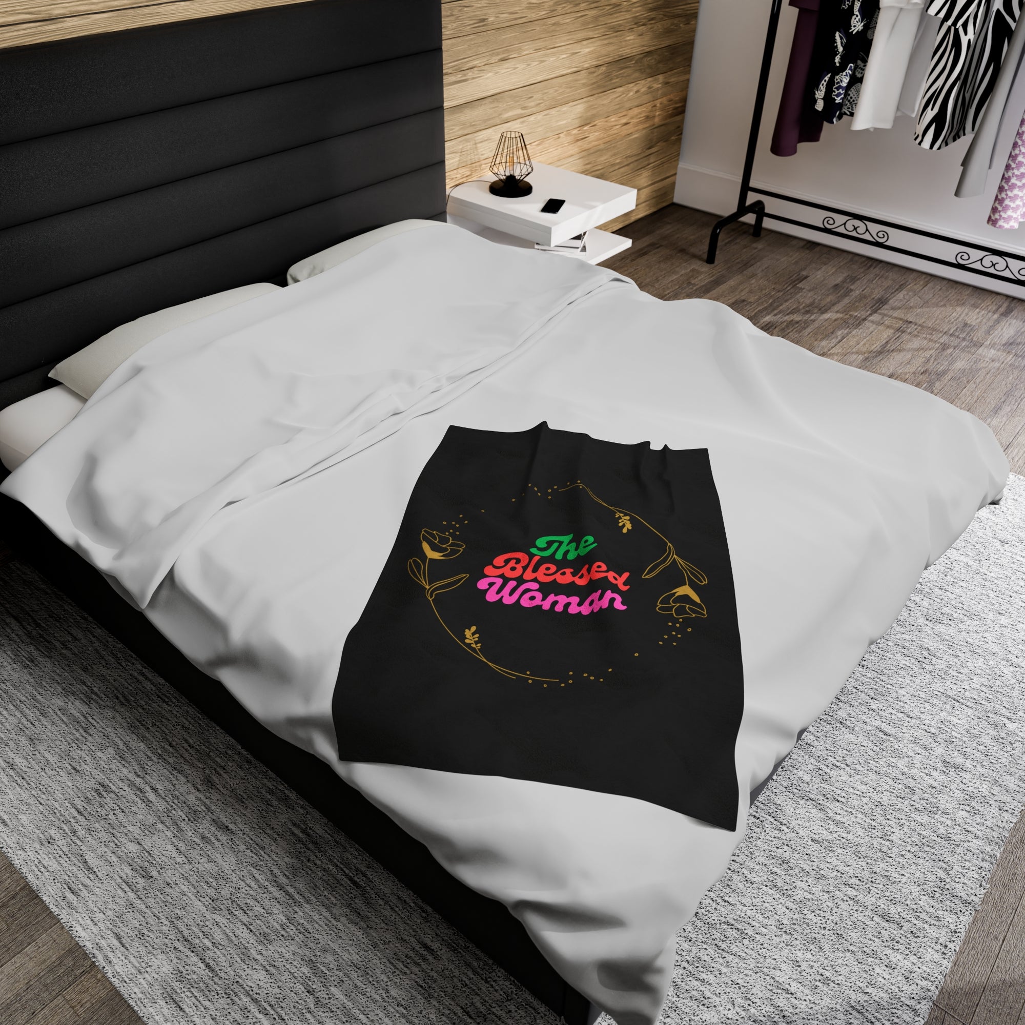 Velveteen Blanket - The Blessed Woman