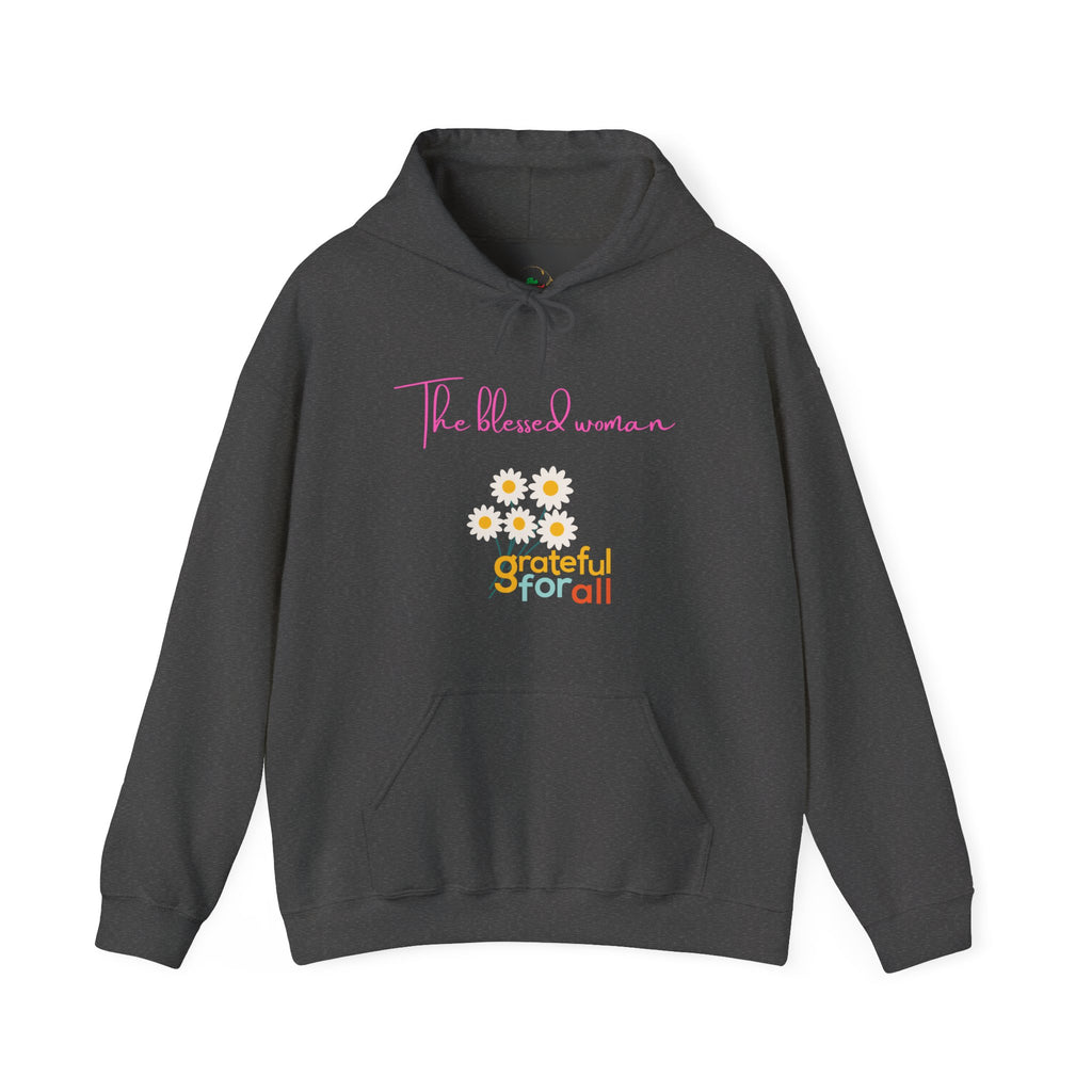 Grateful Inspirational Hoodie for Her - Fall/Winter Vibe