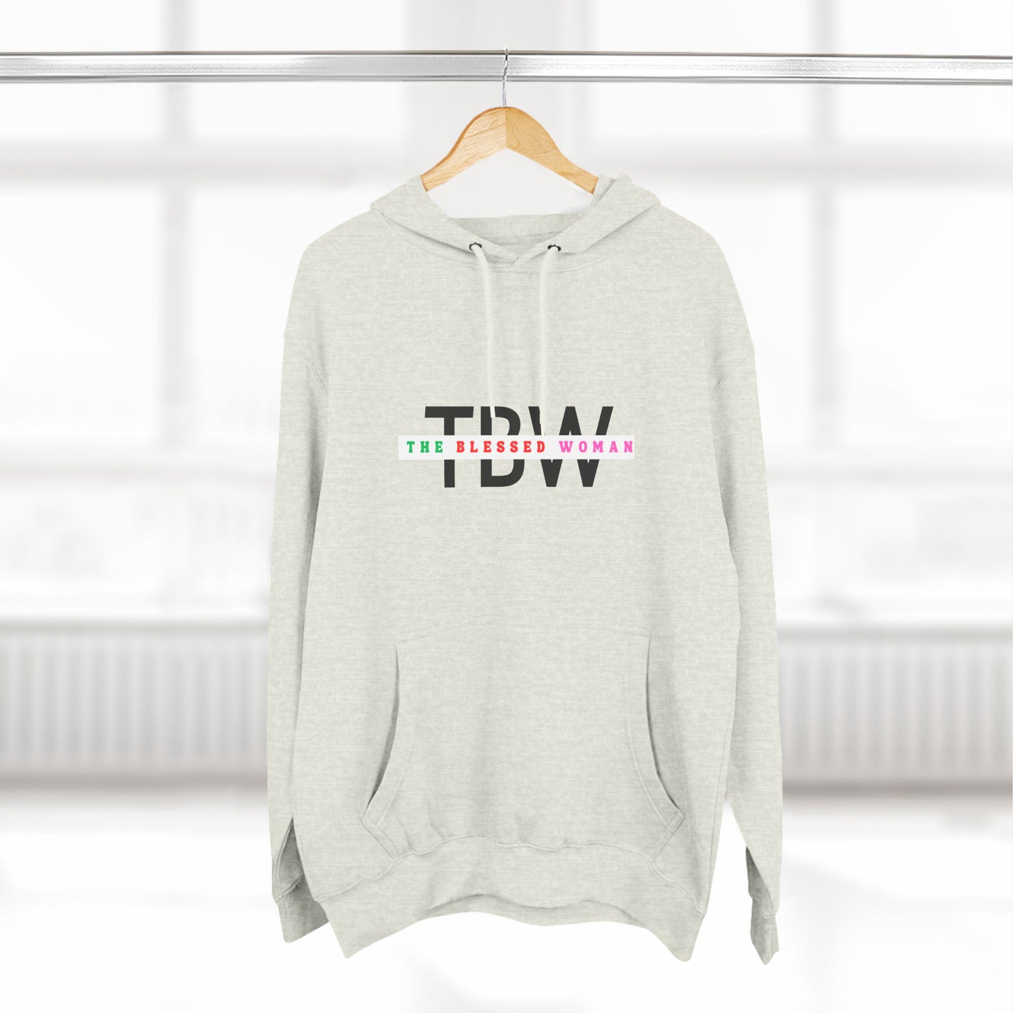 TBW Three-panel fleece hoodie