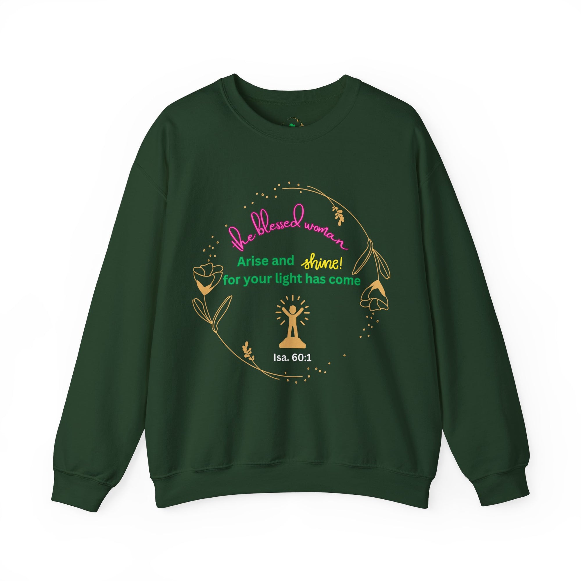 The Blessed Shine Woman Crewneck Sweatshirt Fall/Winter essential