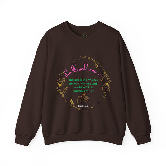 The Blessed Promise fulfilled Woman Sweatshirt Fall/Winter Vibe