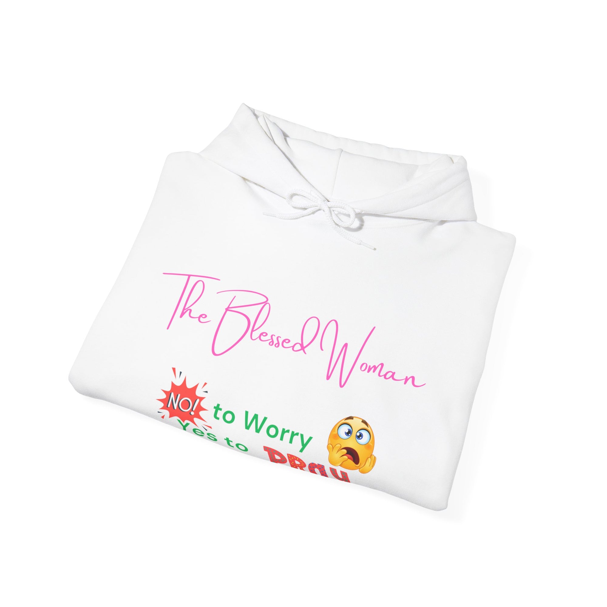 The Blessed No to Worry  Hooded Sweatshirt Fall/Winter essentials