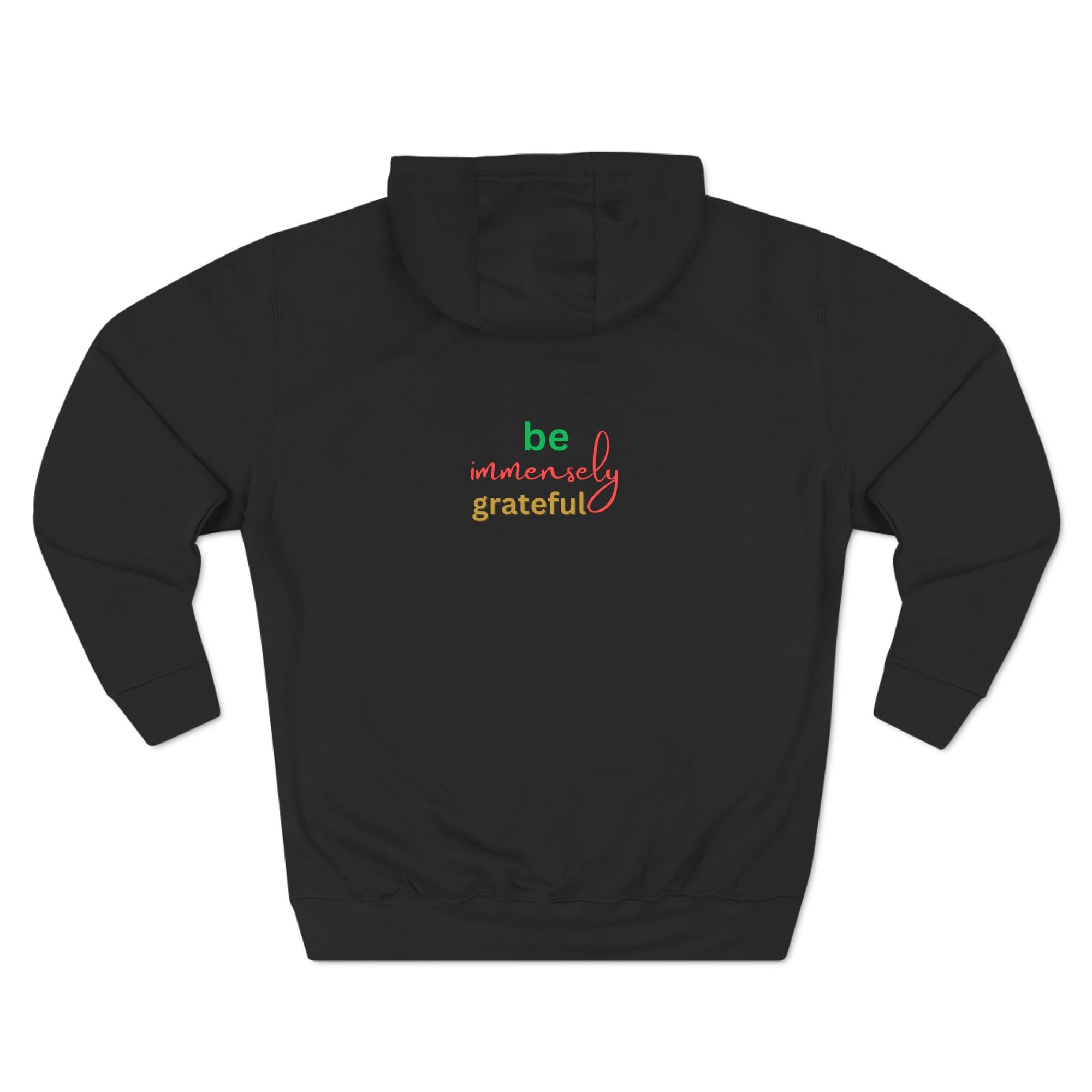 The Blessed Woman -Three-Panel Fleece Hoodie- God with her