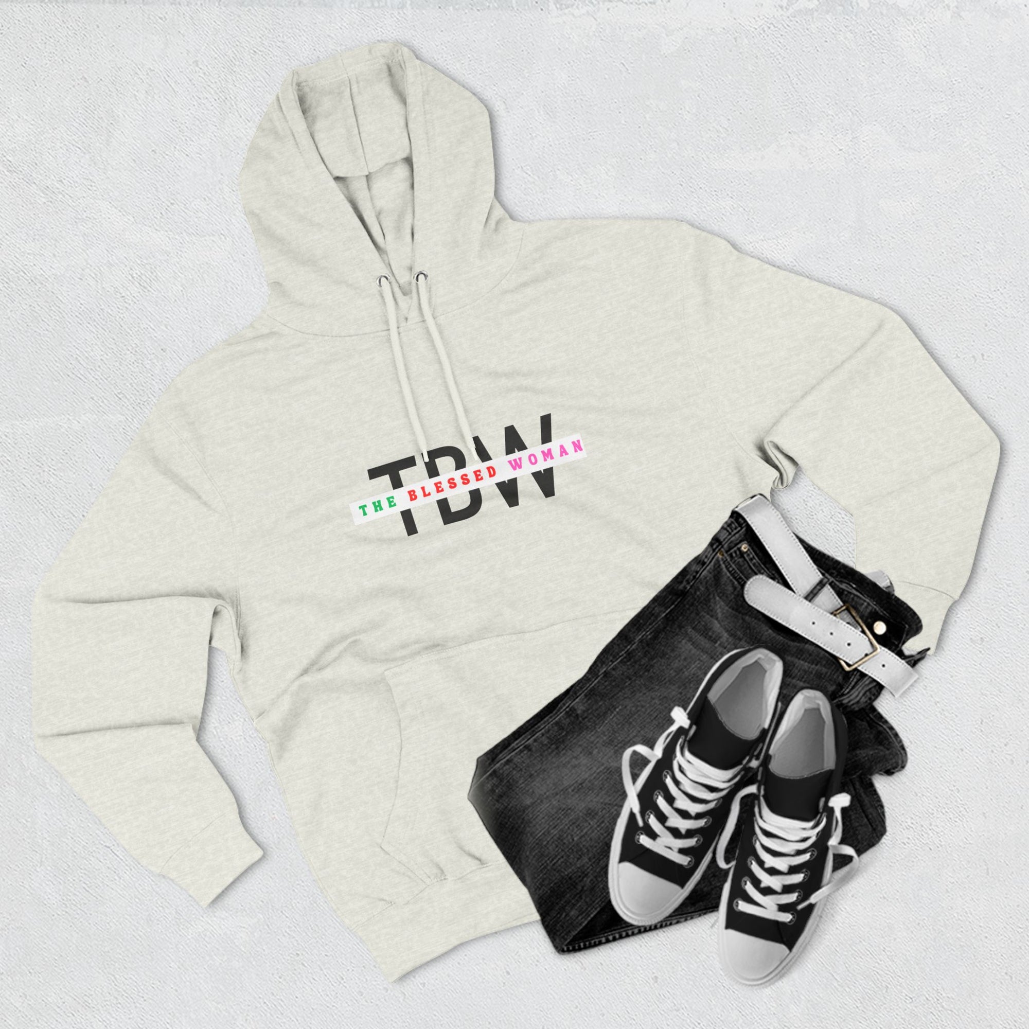 TBW Three-panel fleece hoodie